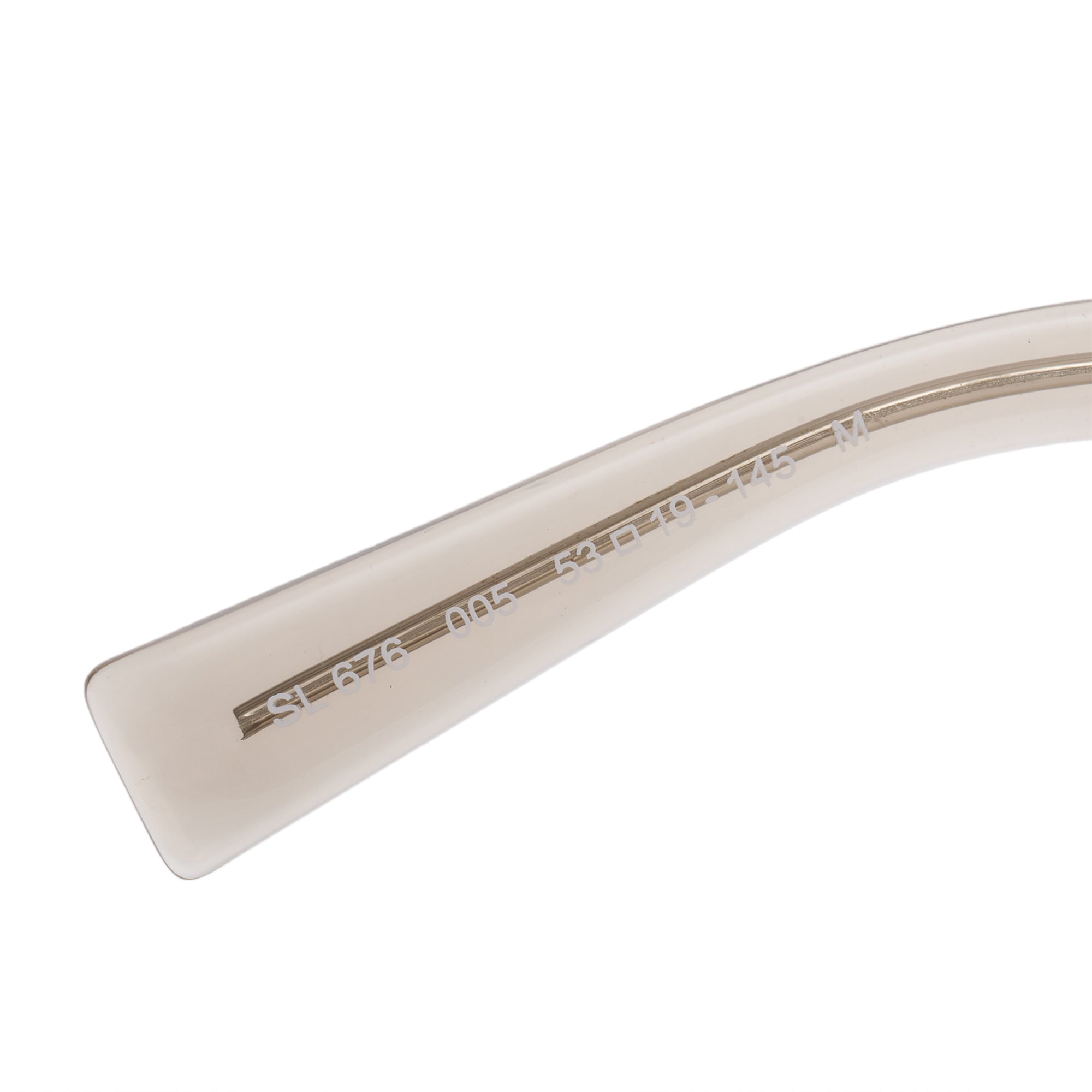 Saint Laurent SL 676 Grey Transparent Acetate Cat Eye Sunglasses w/ Case