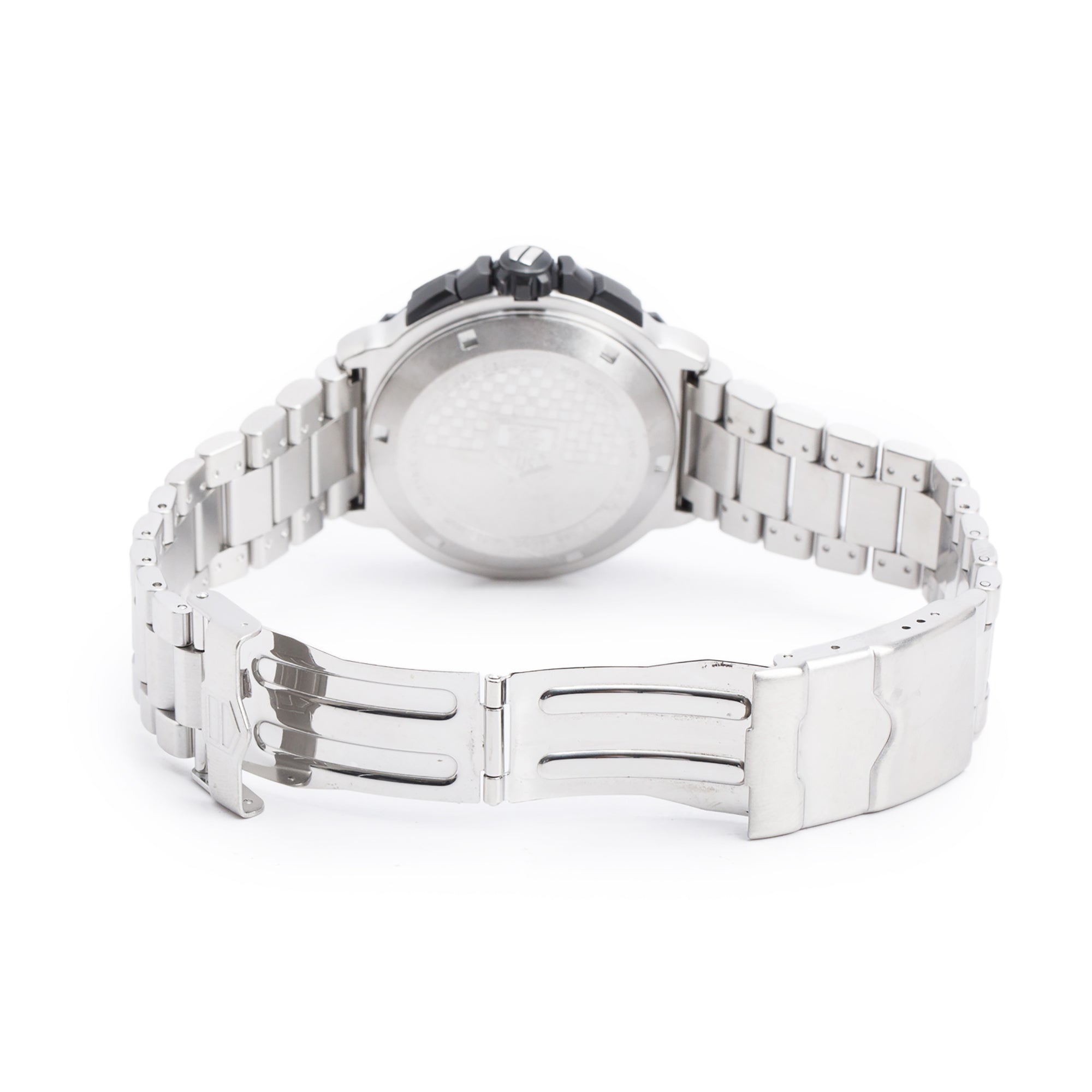 Tag Heuer Stainless Steel & Black Titanium Carbide Formula 1 Chronograph 41 MM Watch CAH1110 w/ Box