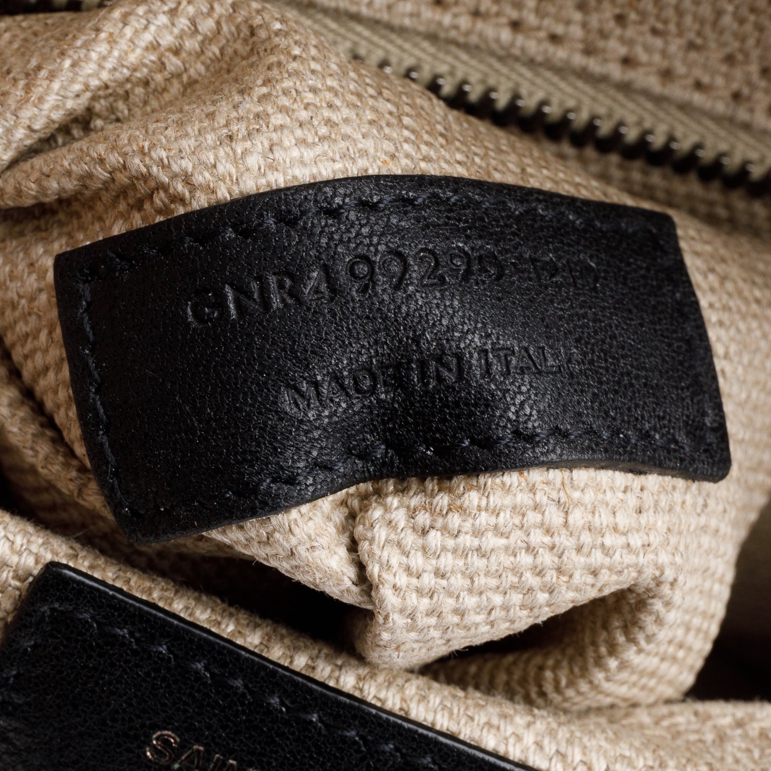 Saint Laurent Neutral Canvas Large Rive Gauche Canvas Tote