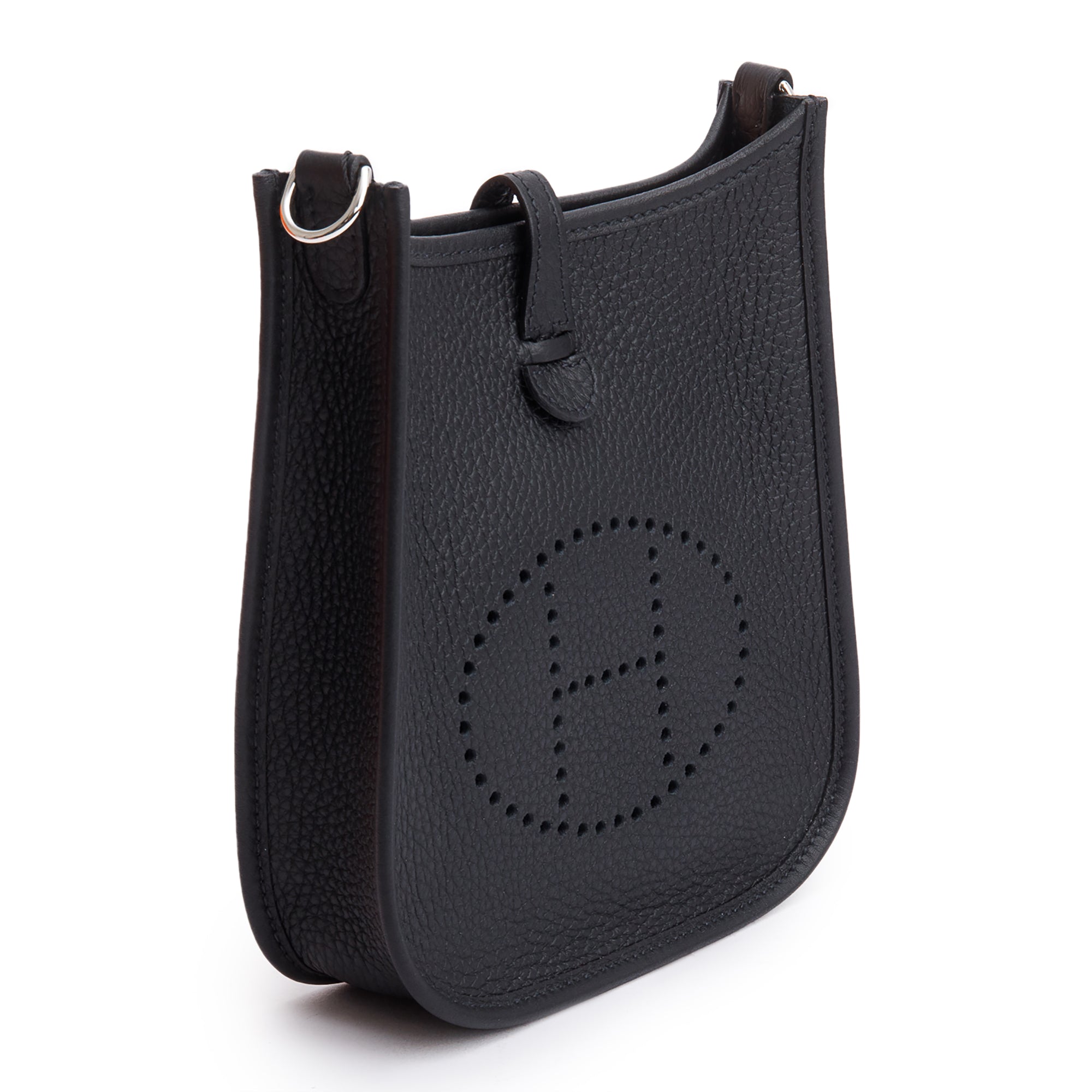 Hermes 2024 Noir Taurilon Clemence Amazone Evelyne TPM 16 w/ Box & Receipt