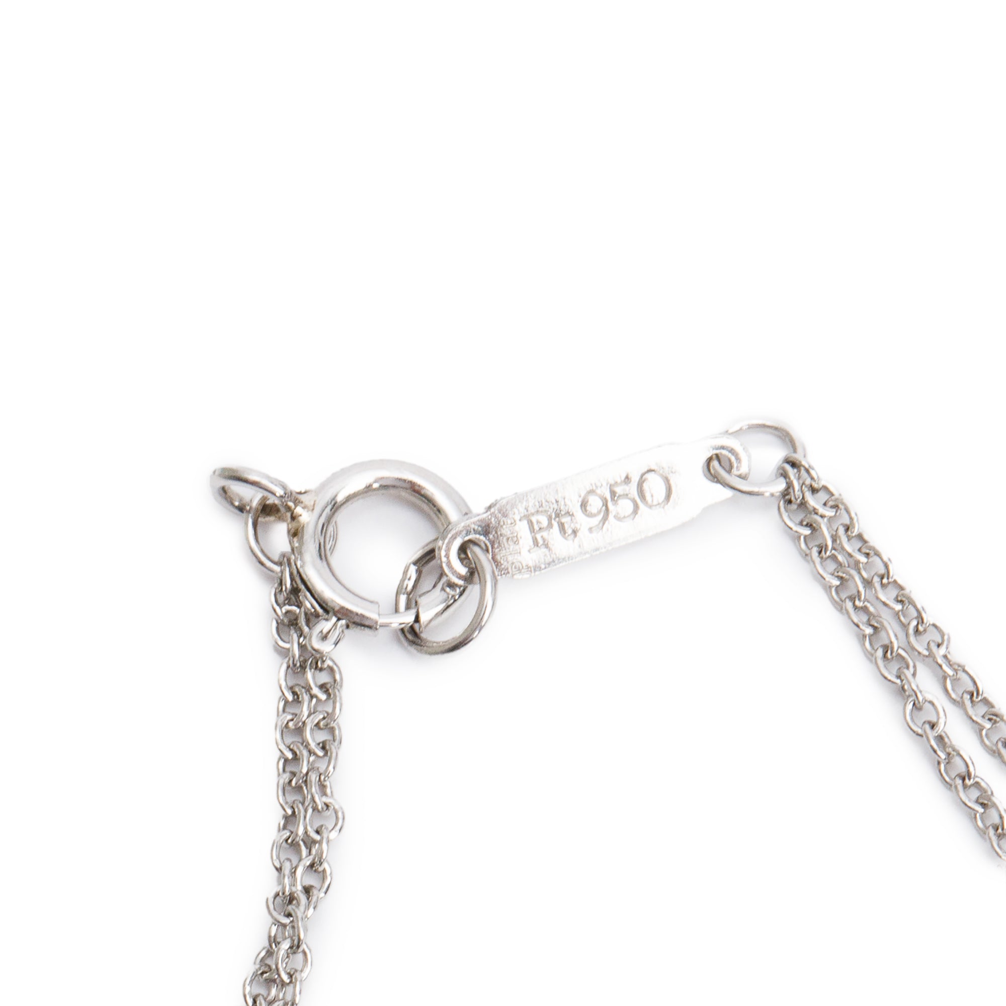 Tiffany & Co. Platinum Solitaire Diamond Bracelet w/ Box