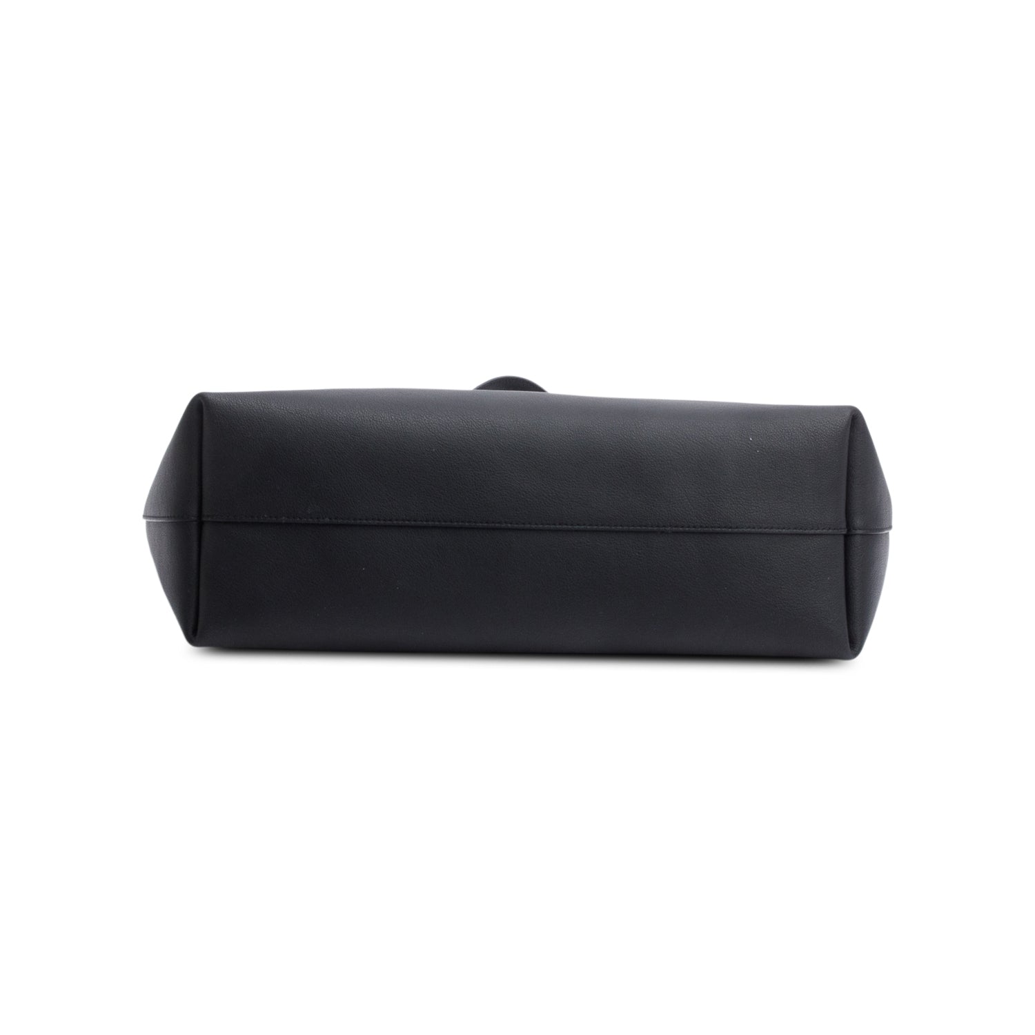 Saint Laurent Black Leather Large E/W Shopping Tote w/ Pouch