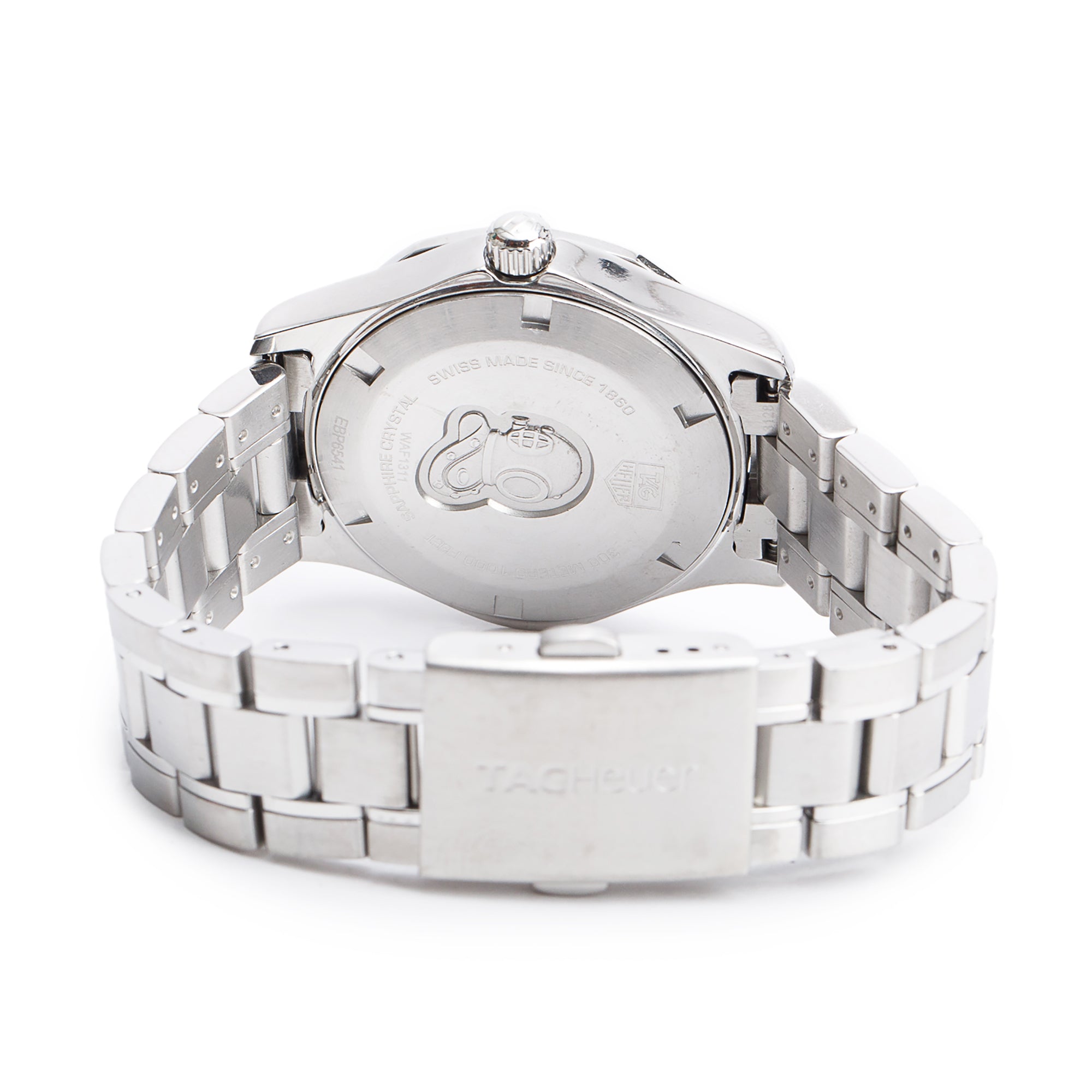 Tag Heuer Stainless Steel Aquaracer Mother of Pearl Dial 32 MM Watch WAF1311