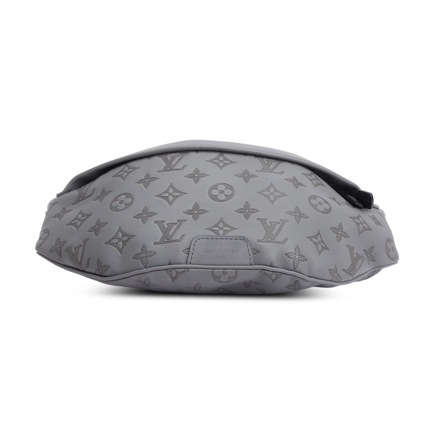 Louis Vuitton Grey Monogram Shadow Calfskin Leather Discovery Bumbag PM