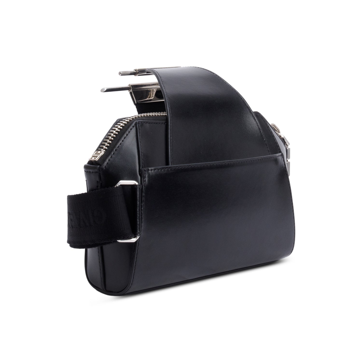 Givenchy 2022 Black Box Leather Antigona Crossbody Bag