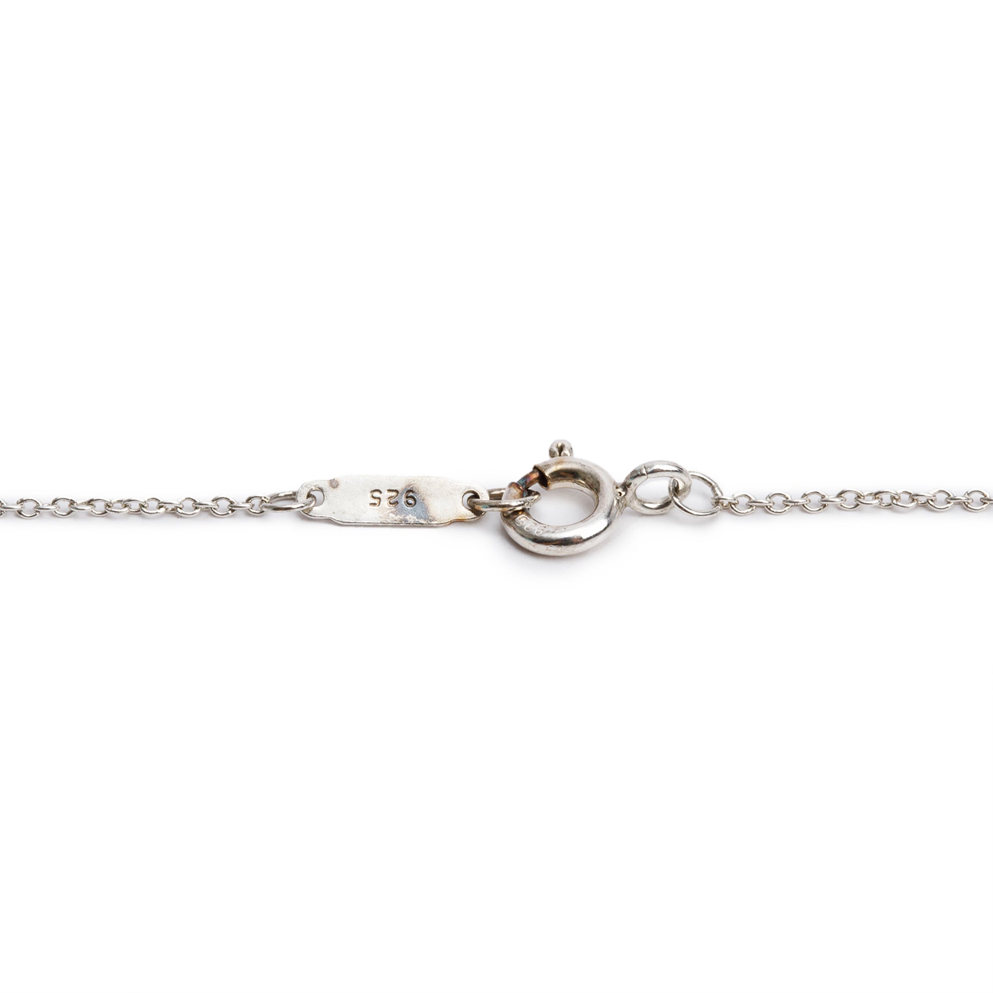 Tiffany & Co. Sterling Silver Small 1837 Interlocking Circles Pendant Necklace