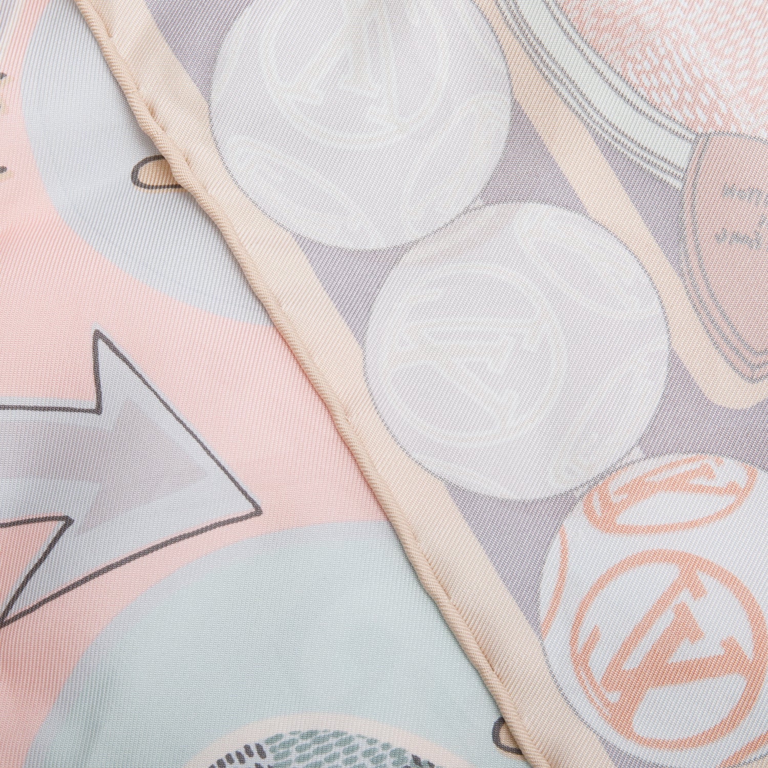 Louis Vuitton Pink Multicolor Pinball Silk Scarf