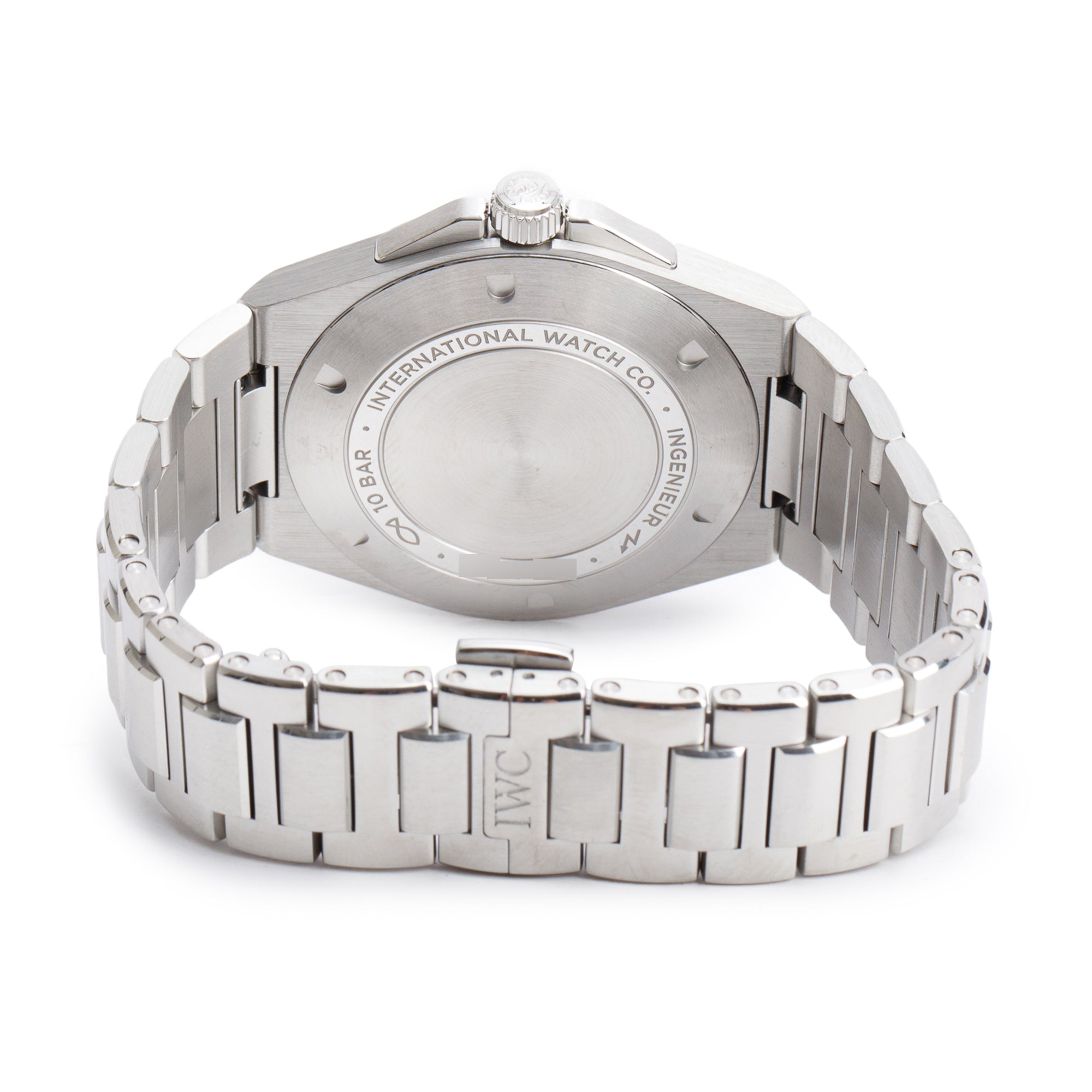 IWC Stainless Steel Ingenieur 40 MM Automatic Watch Black Dial 3289 w/ Box