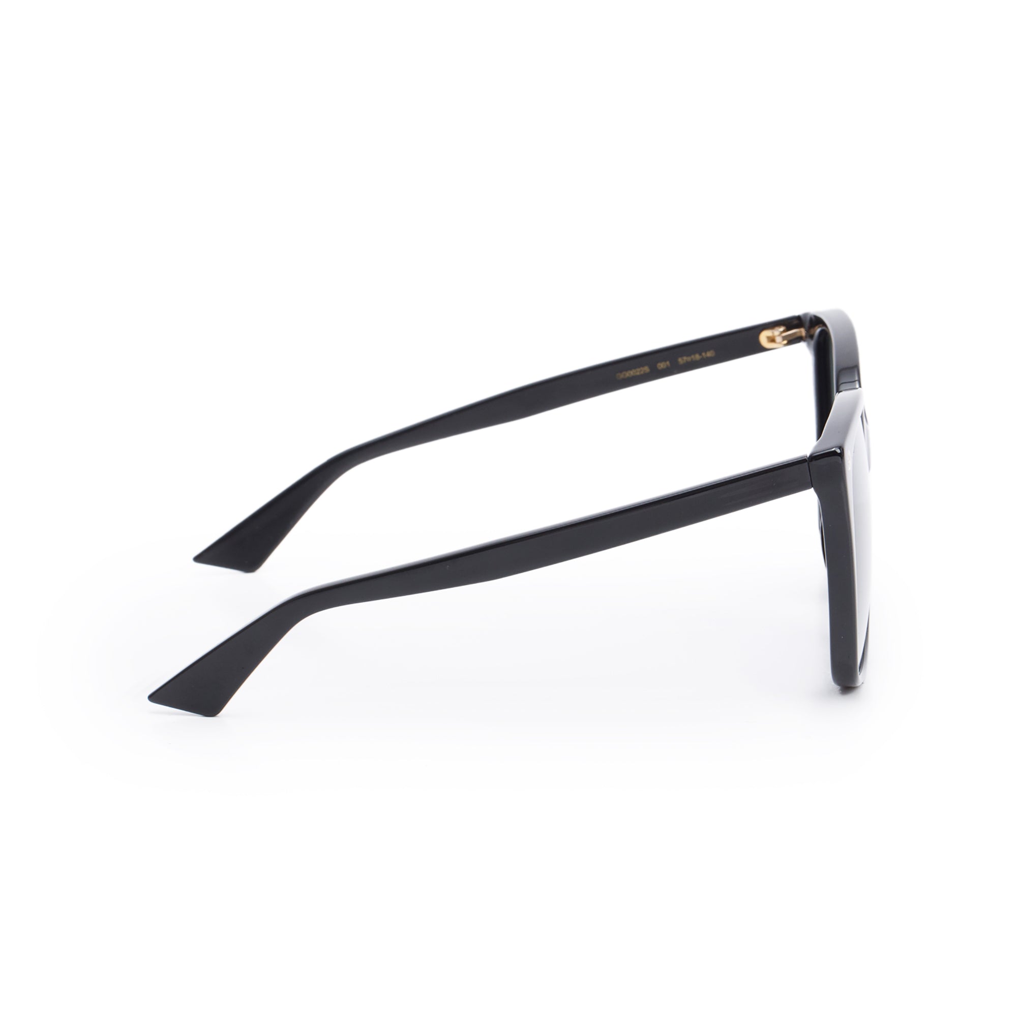 Gucci GG0022S Black Acetate Square Sunglasses w/ Case