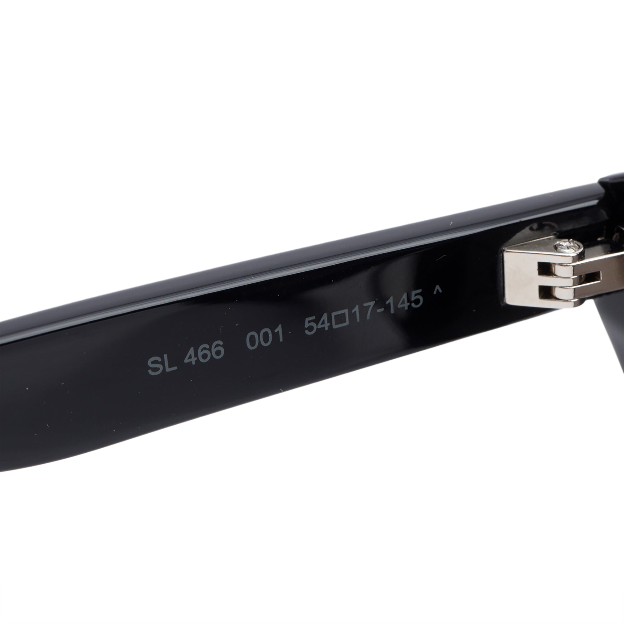 Saint Laurent SL 466 Black Acetate Cat Eye Sunglasses w/ Case