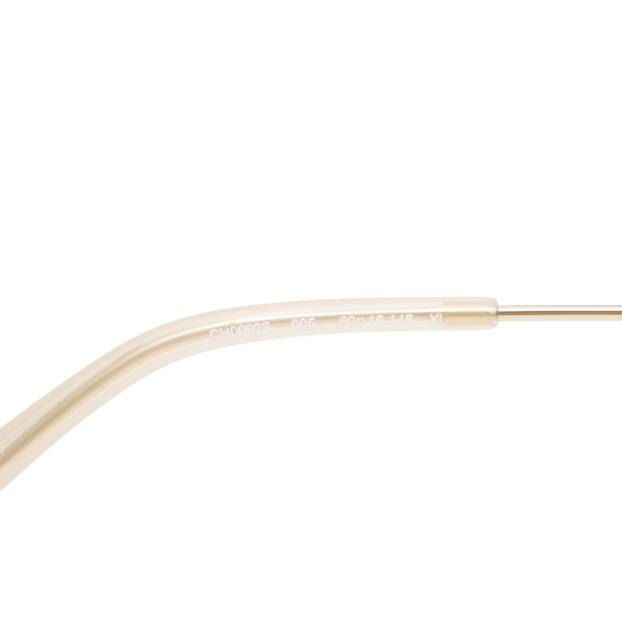 Chloe CH0092S Gold Tone Metal Gradient Butterfly Sunglasses w/ Case