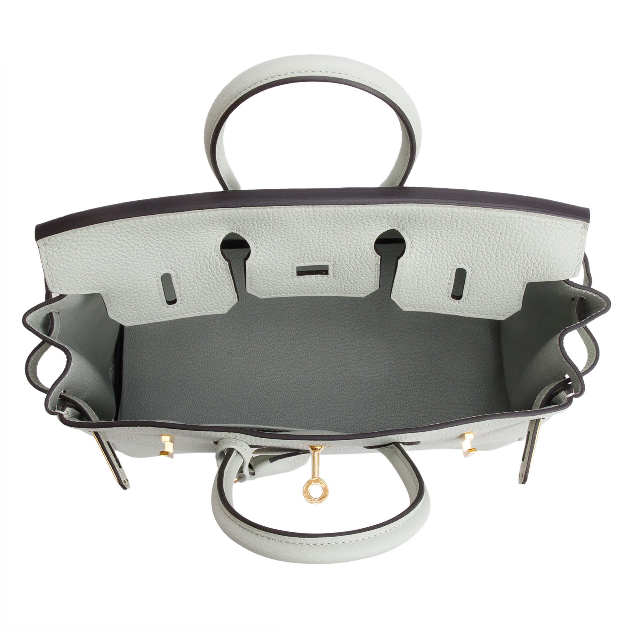 Hermes 2023 Gris Neve Veau Togo Birkin 25 w/ Box