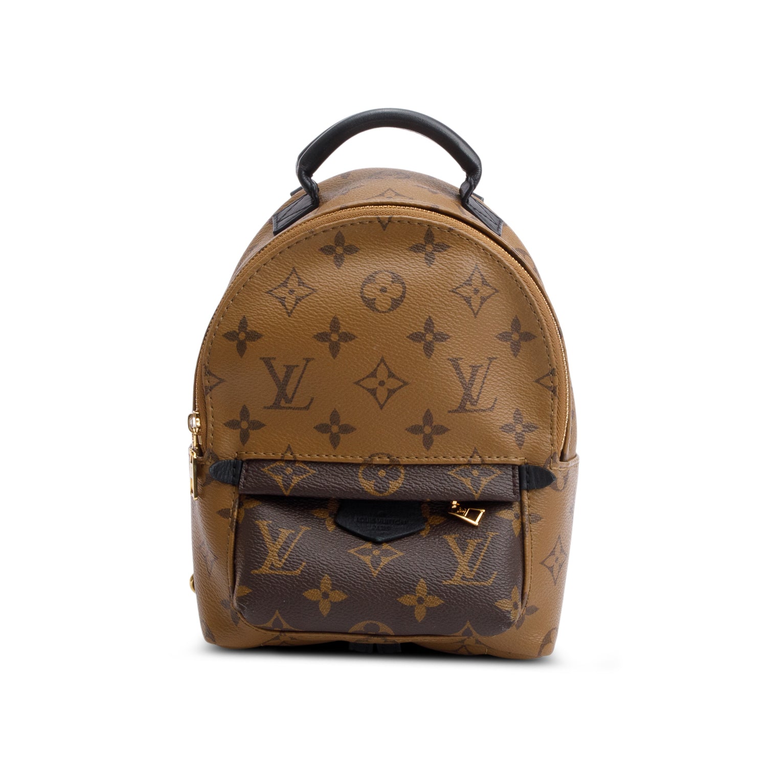 Louis Vuitton Monogram Reverse Palm Springs Mini Backpack w/ Box