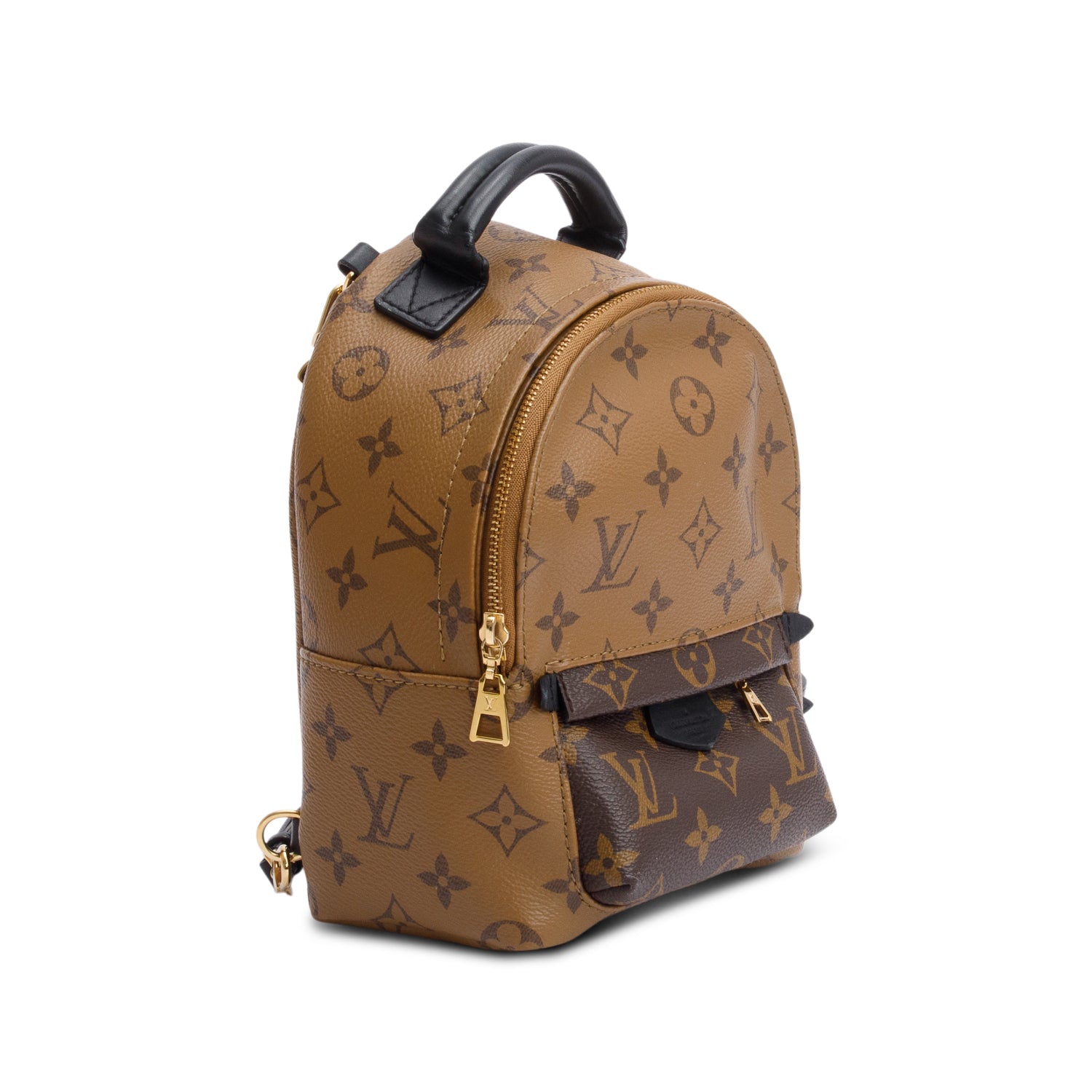 Louis Vuitton Monogram Reverse Palm Springs Mini Backpack w/ Box