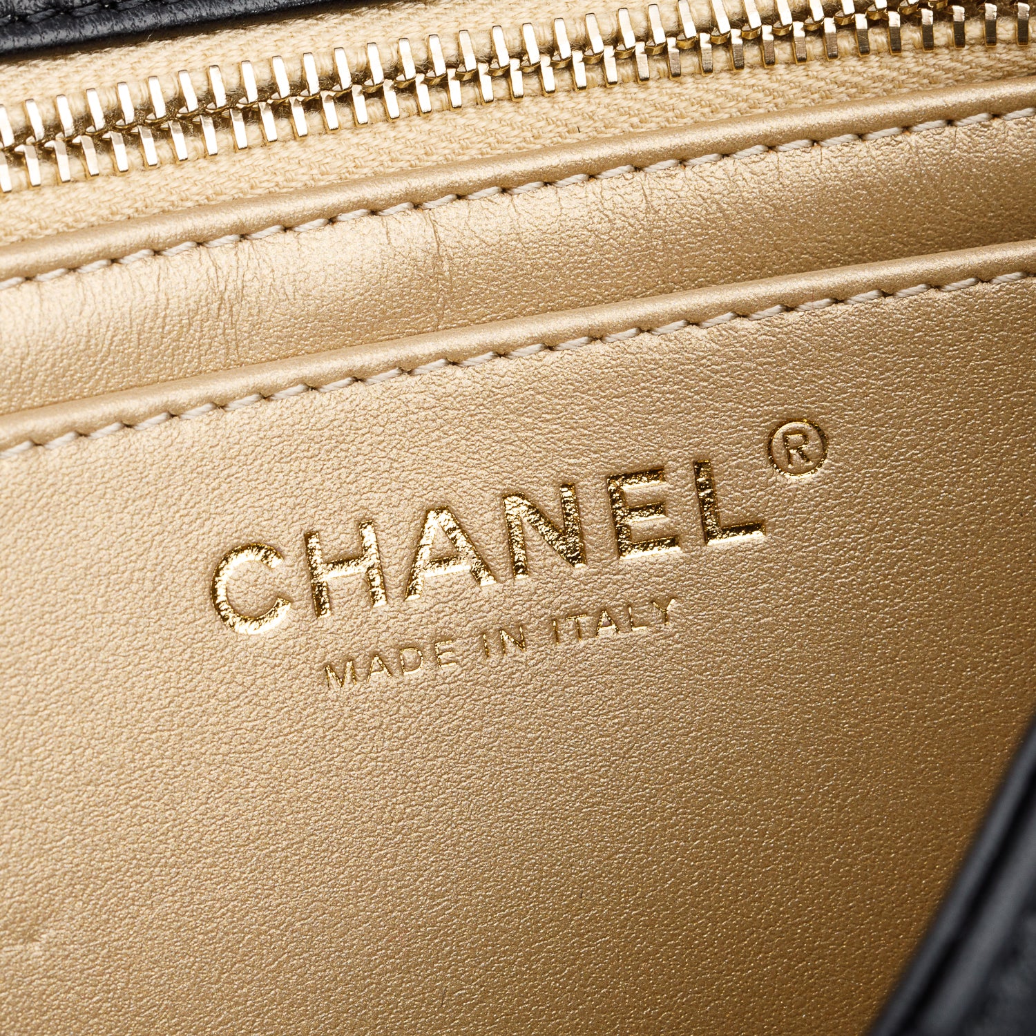 Chanel Black Quilted Lambskin Pearl Crush Square Mini Flap Bag