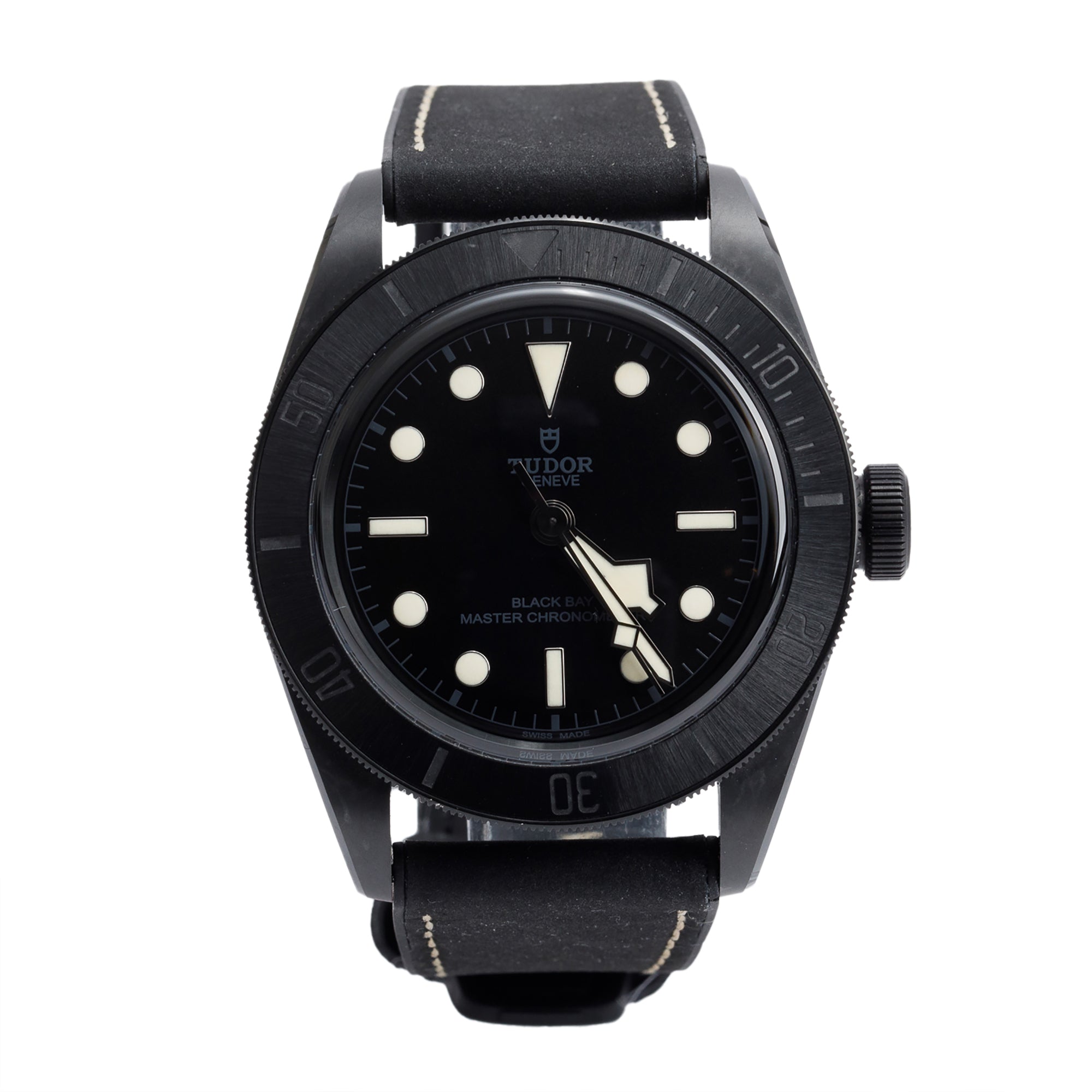 Tudor Black Ceramic Black Bay 41 MM Automatic Watch 79210CNU w/ Box, Papers & Extra Strap