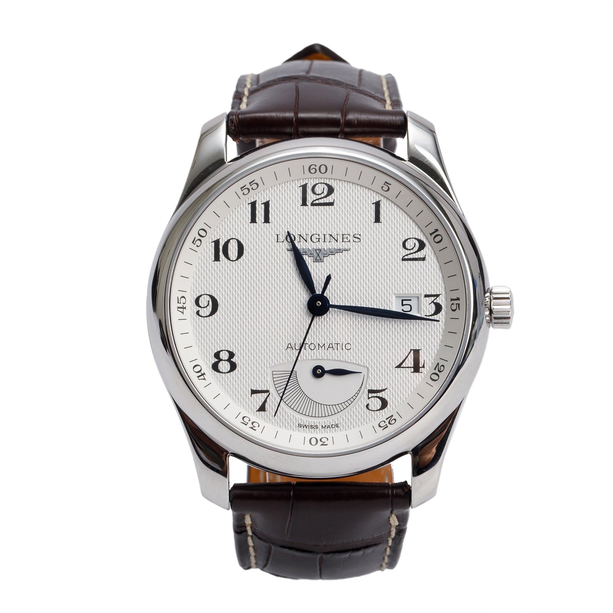 Longines Stainless Steel Master Collection 40 MM Automatic Watch w/ Box & Papers