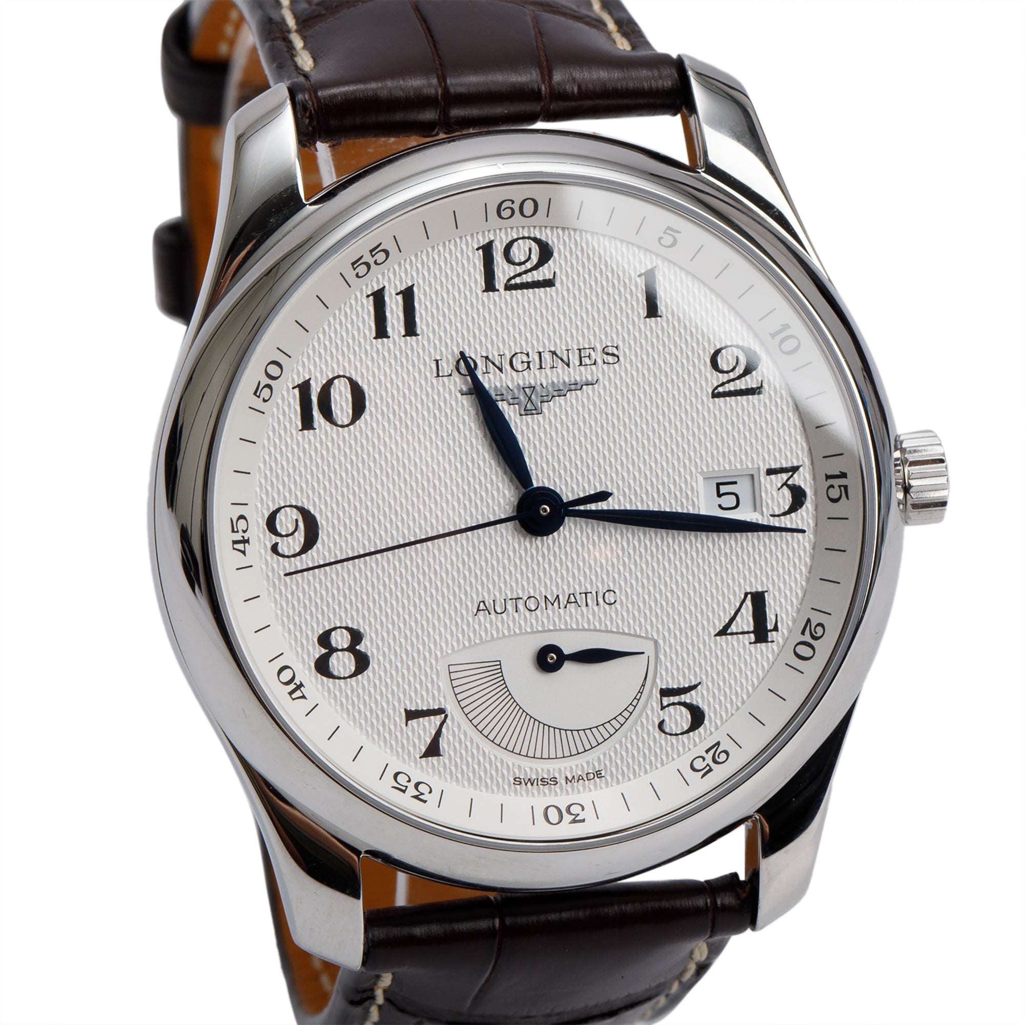 Longines Stainless Steel Master Collection 40 MM Automatic Watch w/ Box & Papers