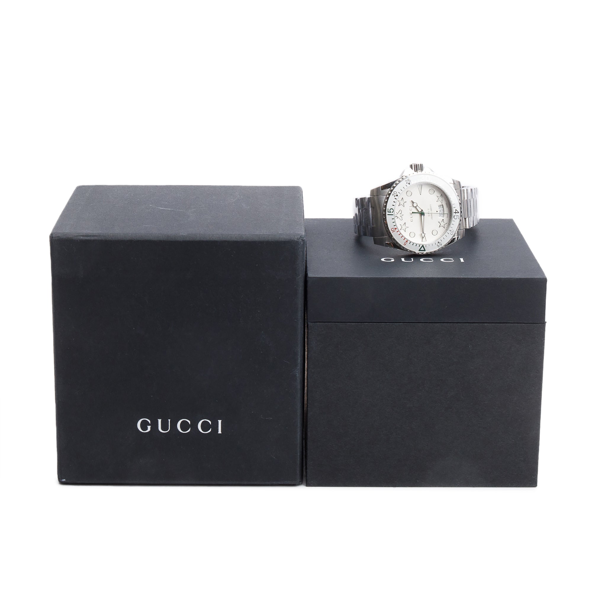 Gucci Stainless Steel 40 MM Dive Quartz Watch w/ Box