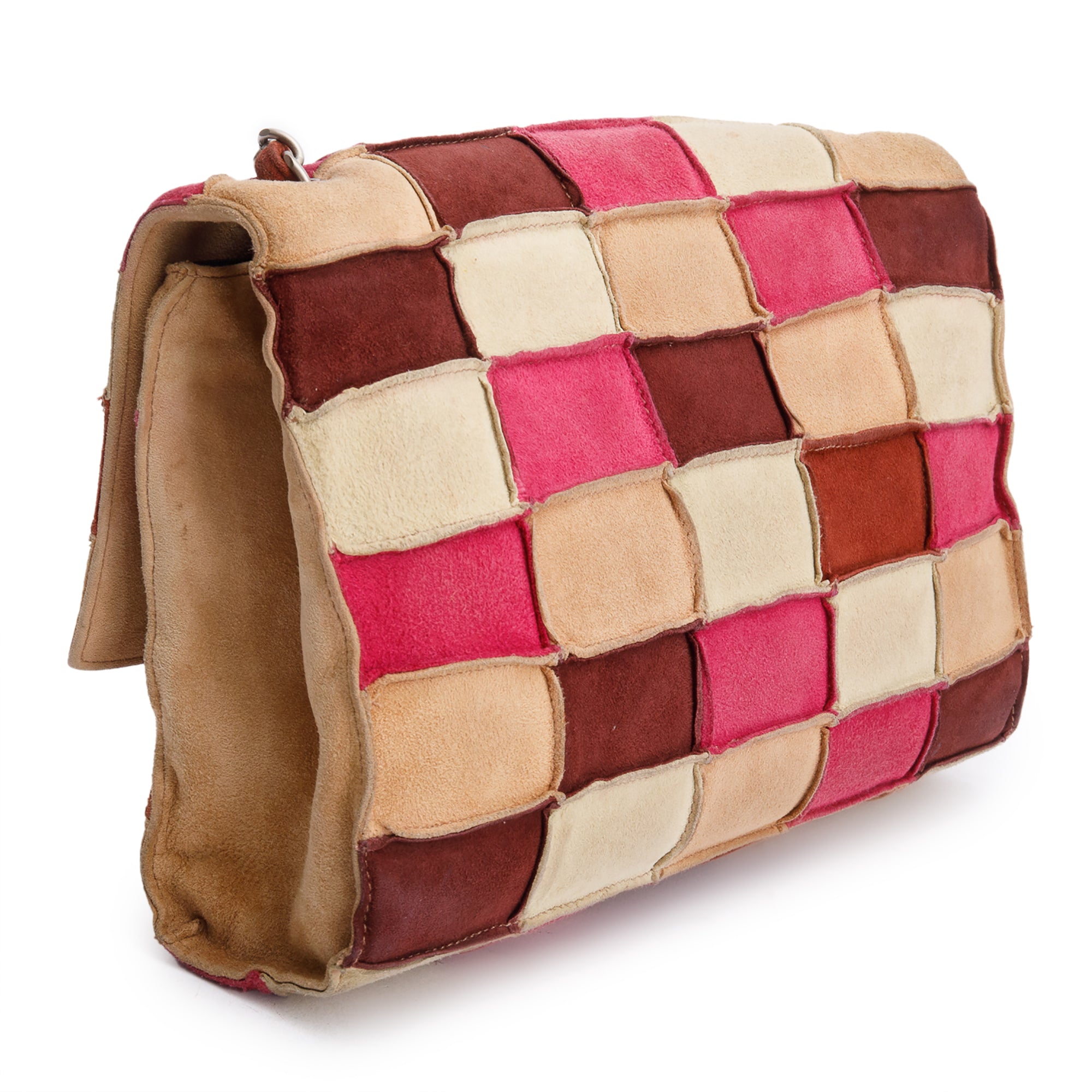 Chanel Multicolor Suede Patchwork Reissue Flap Bag w/ Authenticity Card