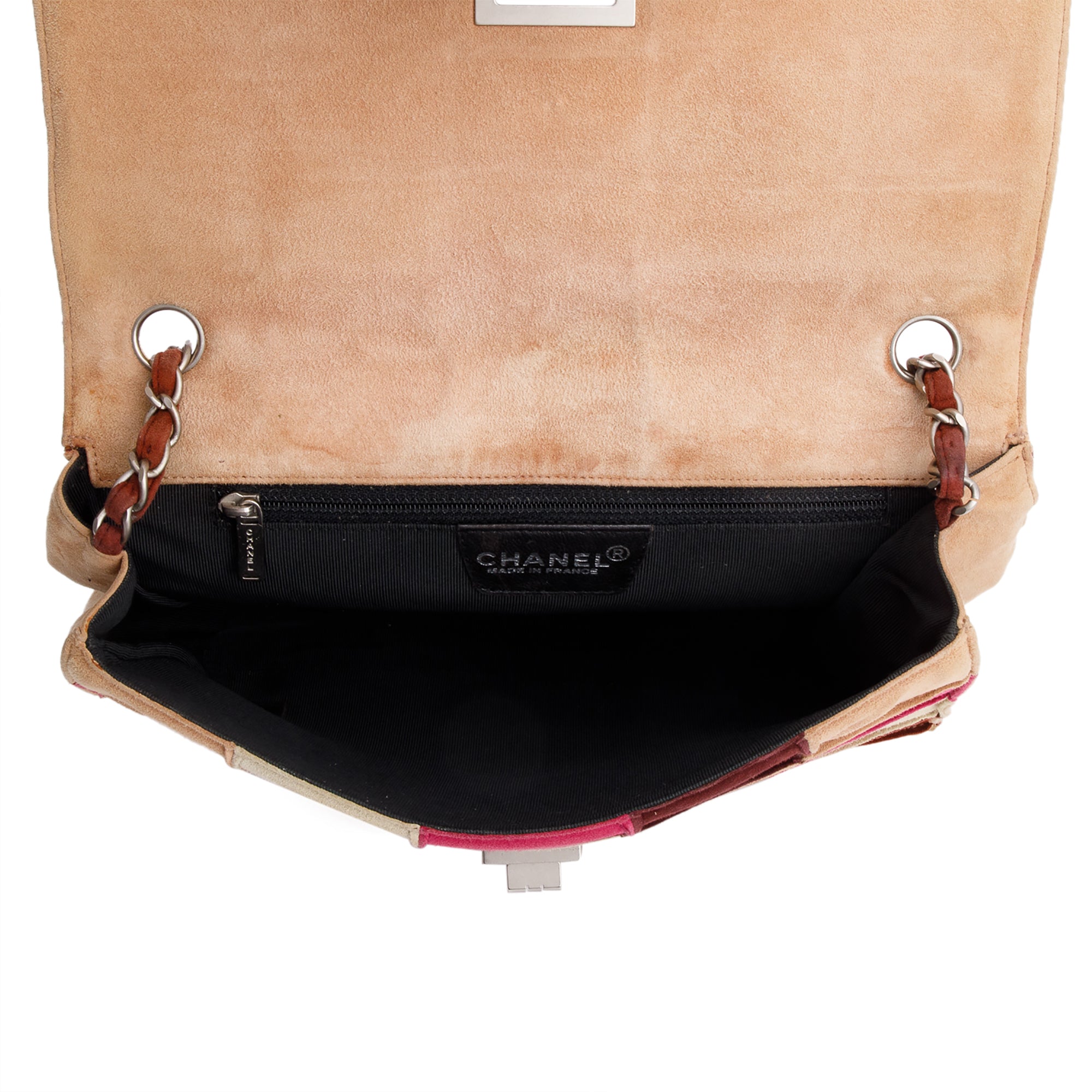 Chanel Multicolor Suede Patchwork Reissue Flap Bag w/ Authenticity Card