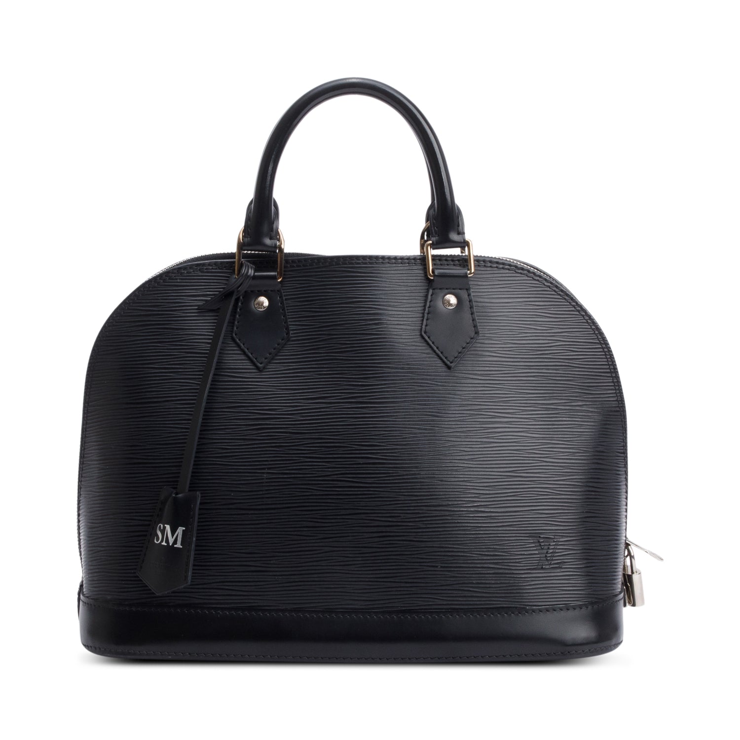 Louis Vuitton Black Epi Leather Alma PM