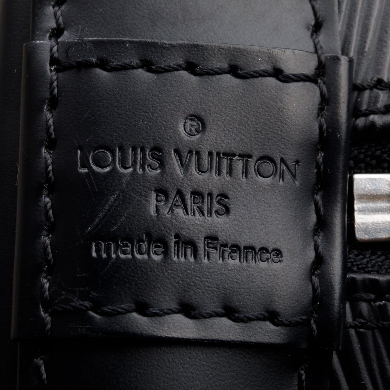 Louis Vuitton Black Epi Leather Alma PM