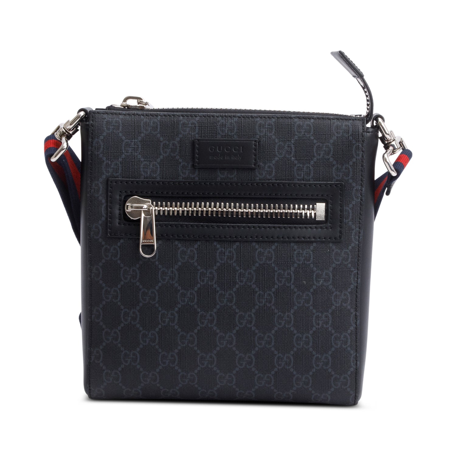 Gucci Black GG Supreme Small Messenger Bag