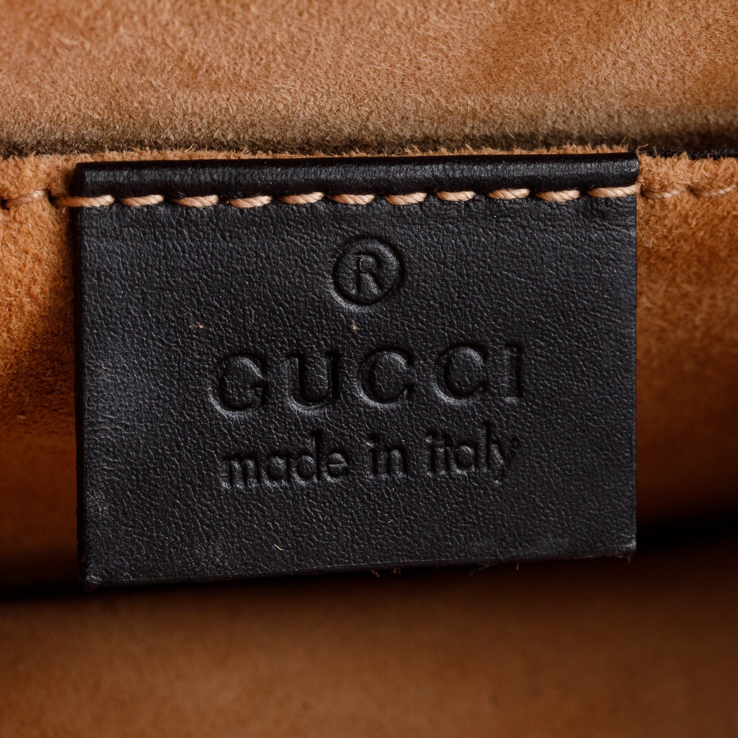 Gucci Black Calfskin Leather Web Mini Sylvie Chain Shoulder Bag