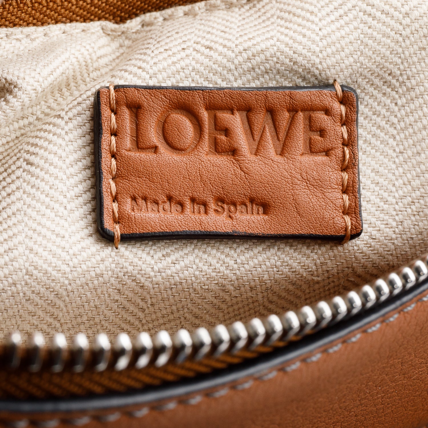Loewe Tricolor Calfskin Leather Medium Puzzle Bag w/ Strap