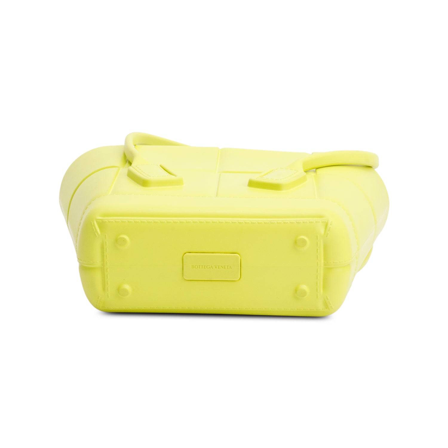 Bottega Veneta Kiwi Rubber Mini Arco Tote