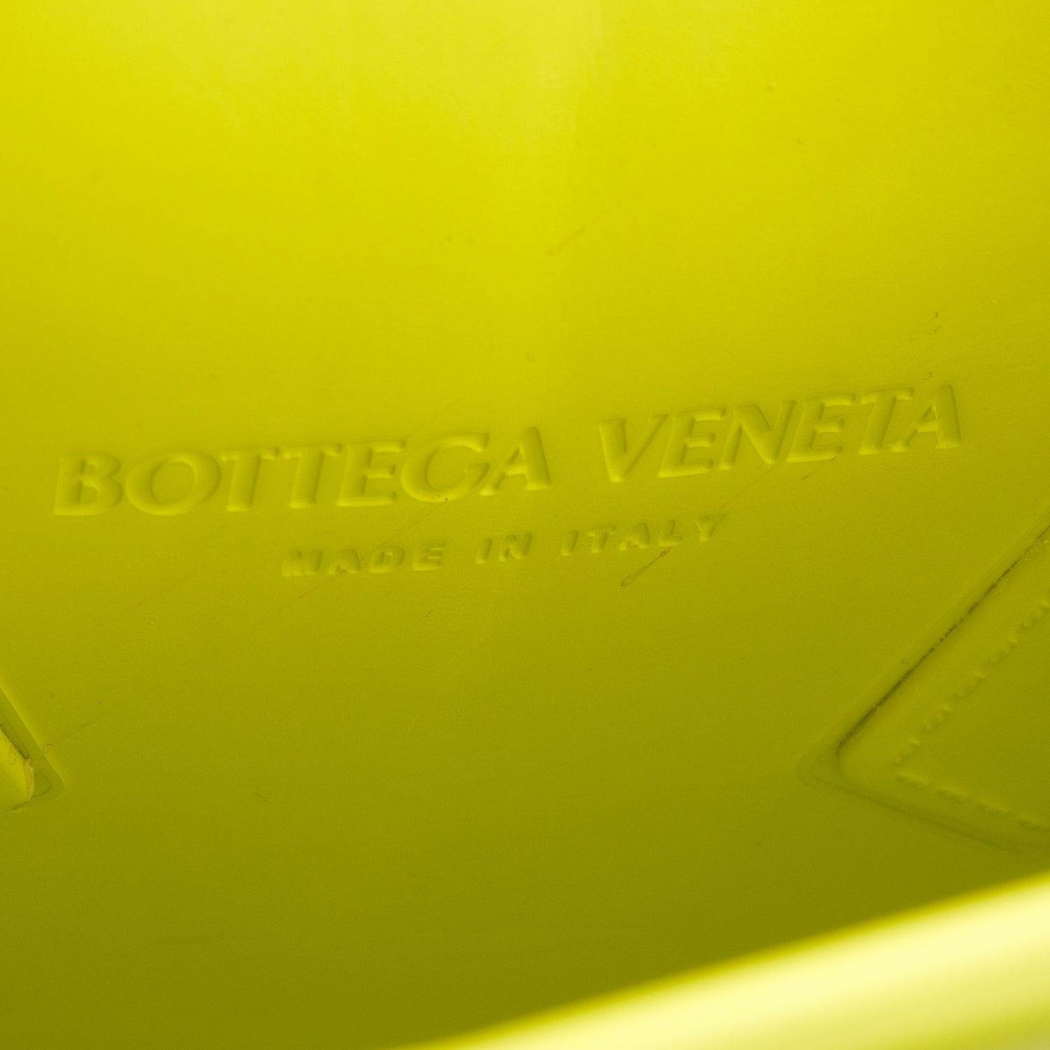 Bottega Veneta Kiwi Rubber Mini Arco Tote