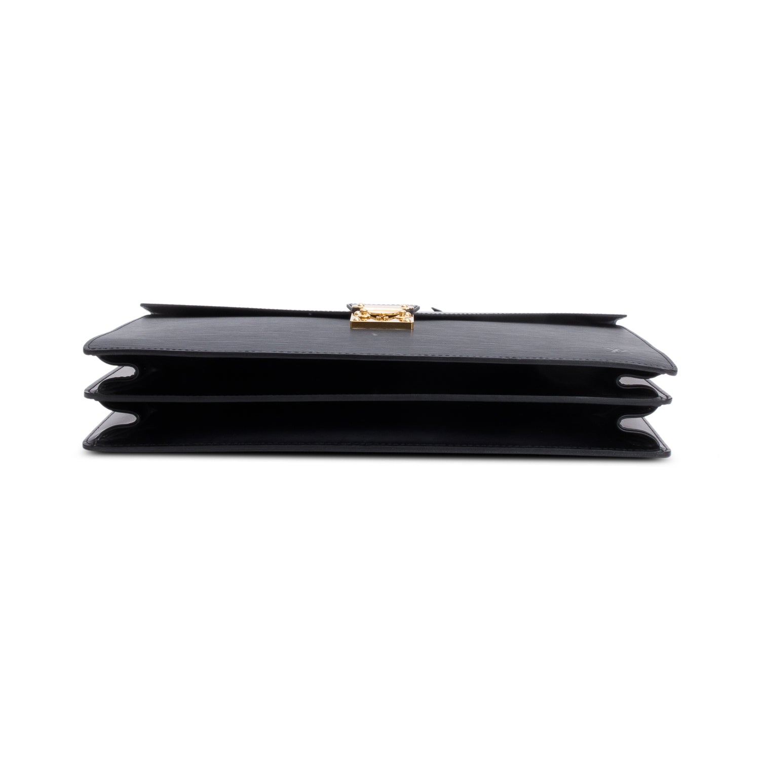 Louis Vuitton Black Epi Leather Serviette Ambassadeur Briefcase