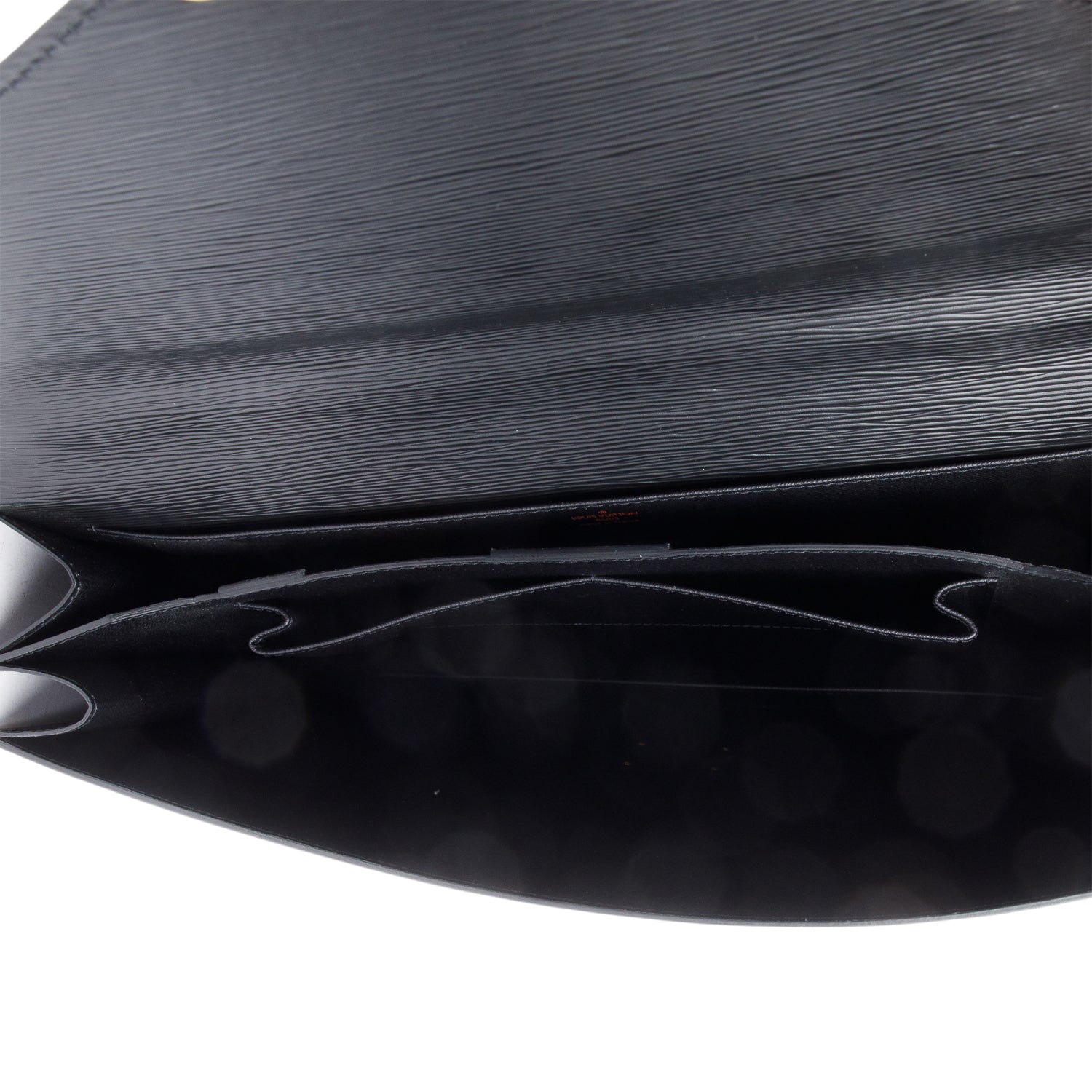Louis Vuitton Black Epi Leather Serviette Ambassadeur Briefcase
