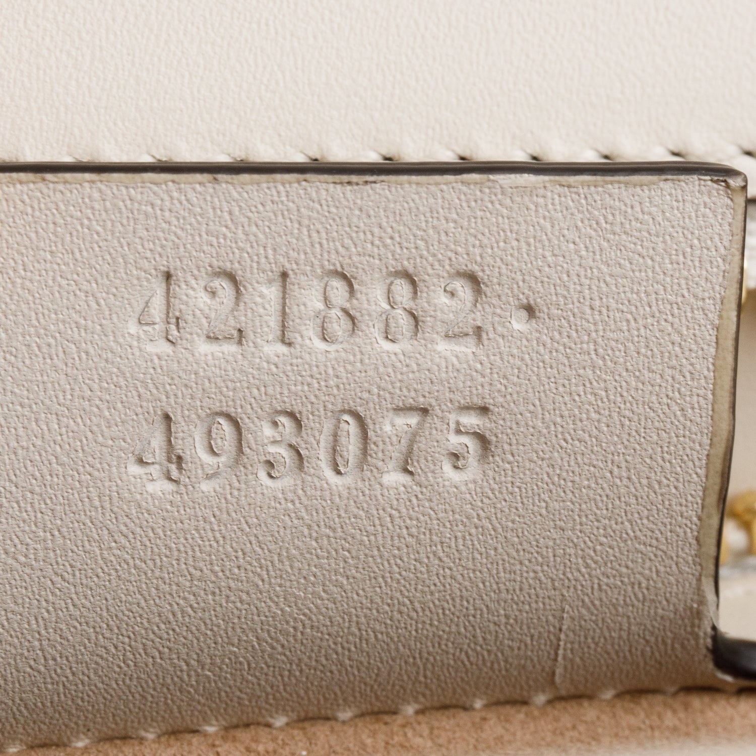 Gucci White Calfskin Leather Small Sylvie Handle Bag w/ Straps