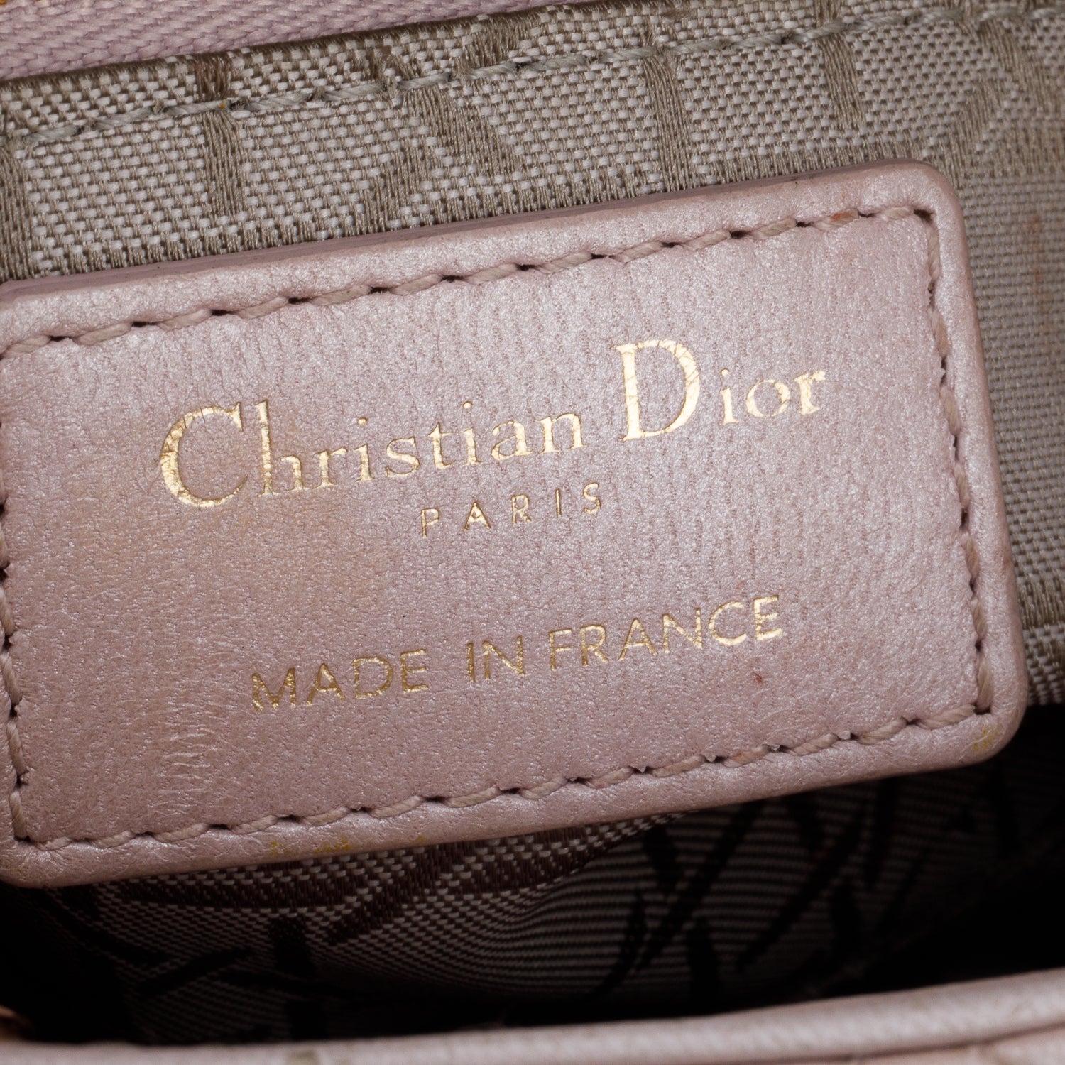 Christian Dior 2020 Pink Cannage Leather Mini Lady Dior Bag w/ Strap