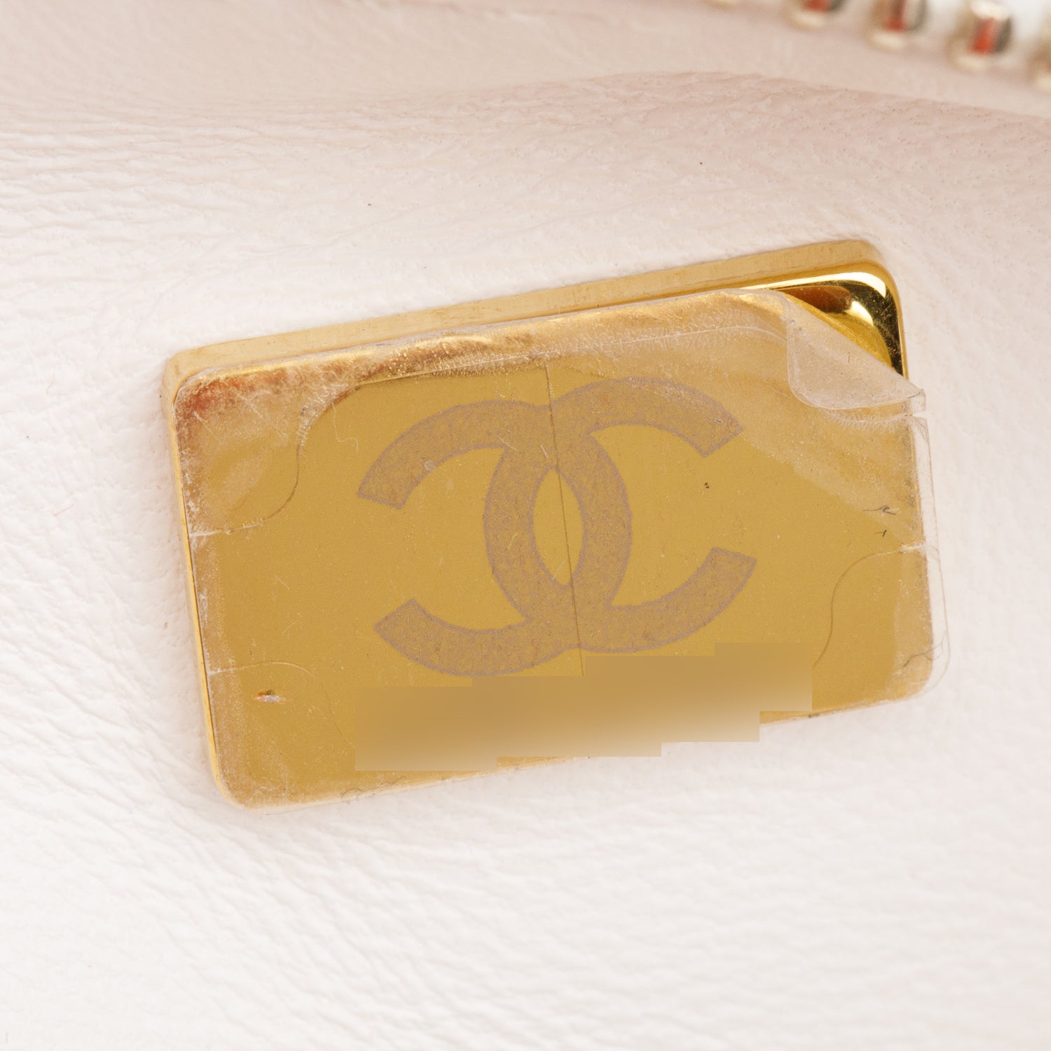 Chanel 2024 White Quilted Calfskin Leather Belt Bag