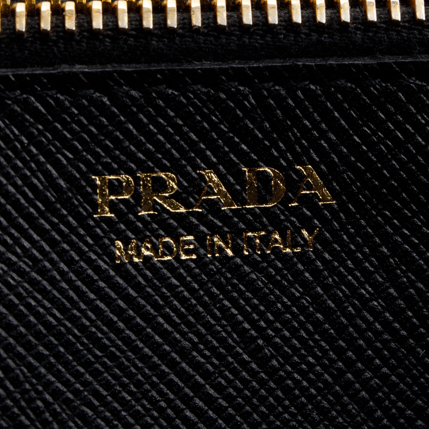 Prada Black Saffiano Metal Continental Wallet w/ Box & Authenticity Card