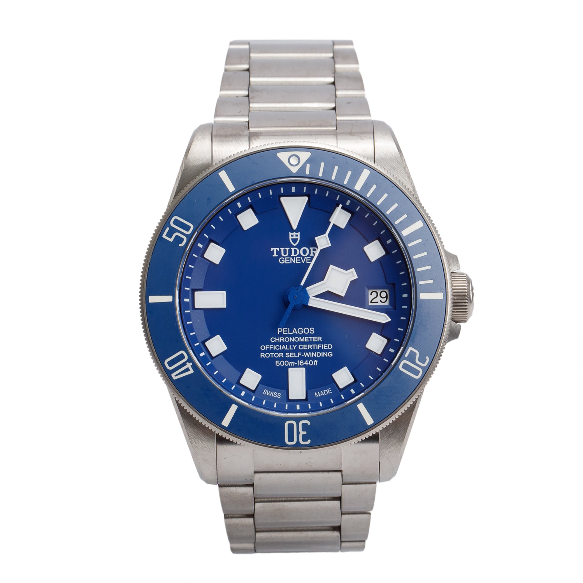 Tudor 2022 Titanium Blue Dial Pelagos 42 MM Automatic Watch 25600TB w/ Box & Papers