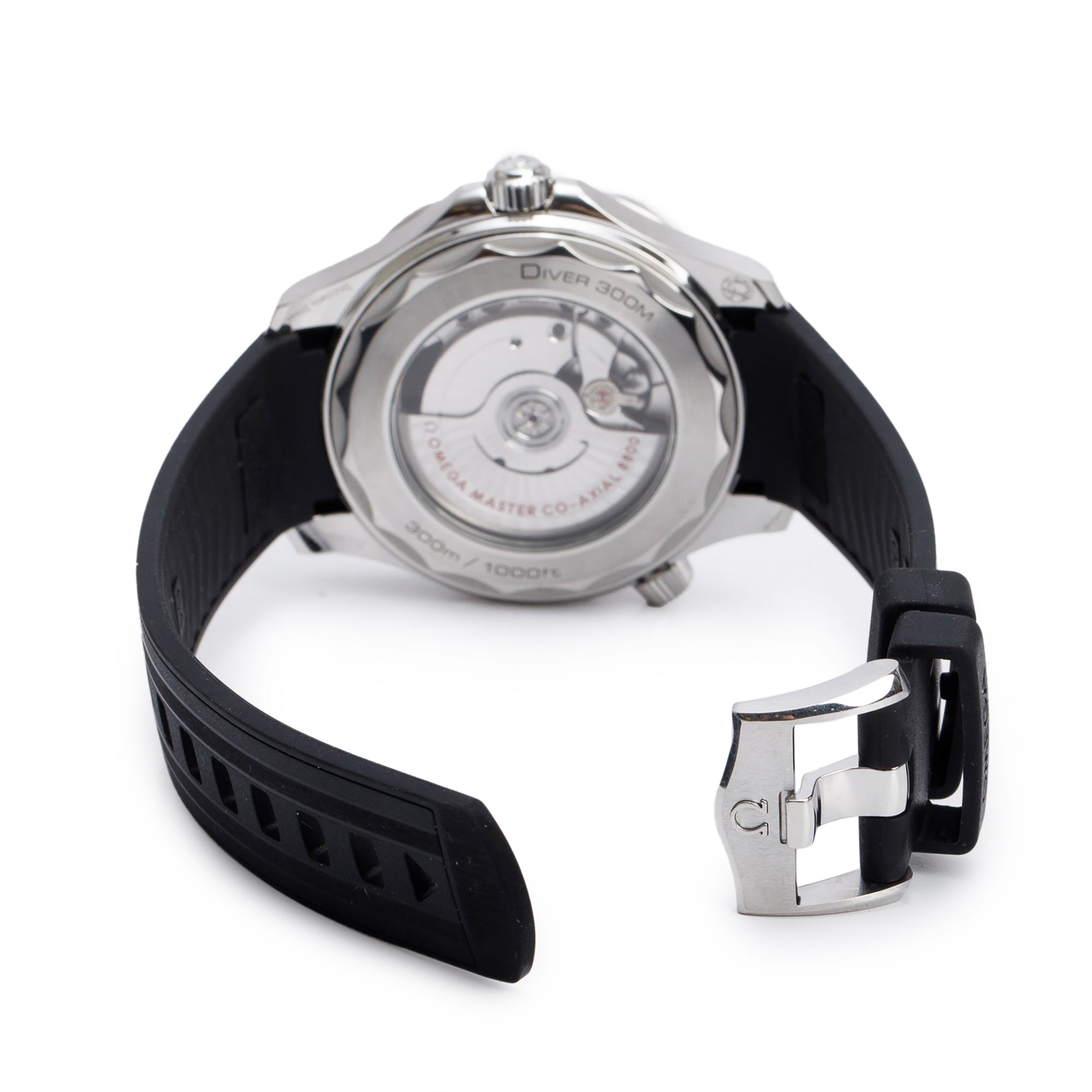 Omega 2023 Stainless Steel Seamaster Diver 300M Co-Axial Master Chronometer 42 MM Automatic Watch White Dial w/ Box & Papers