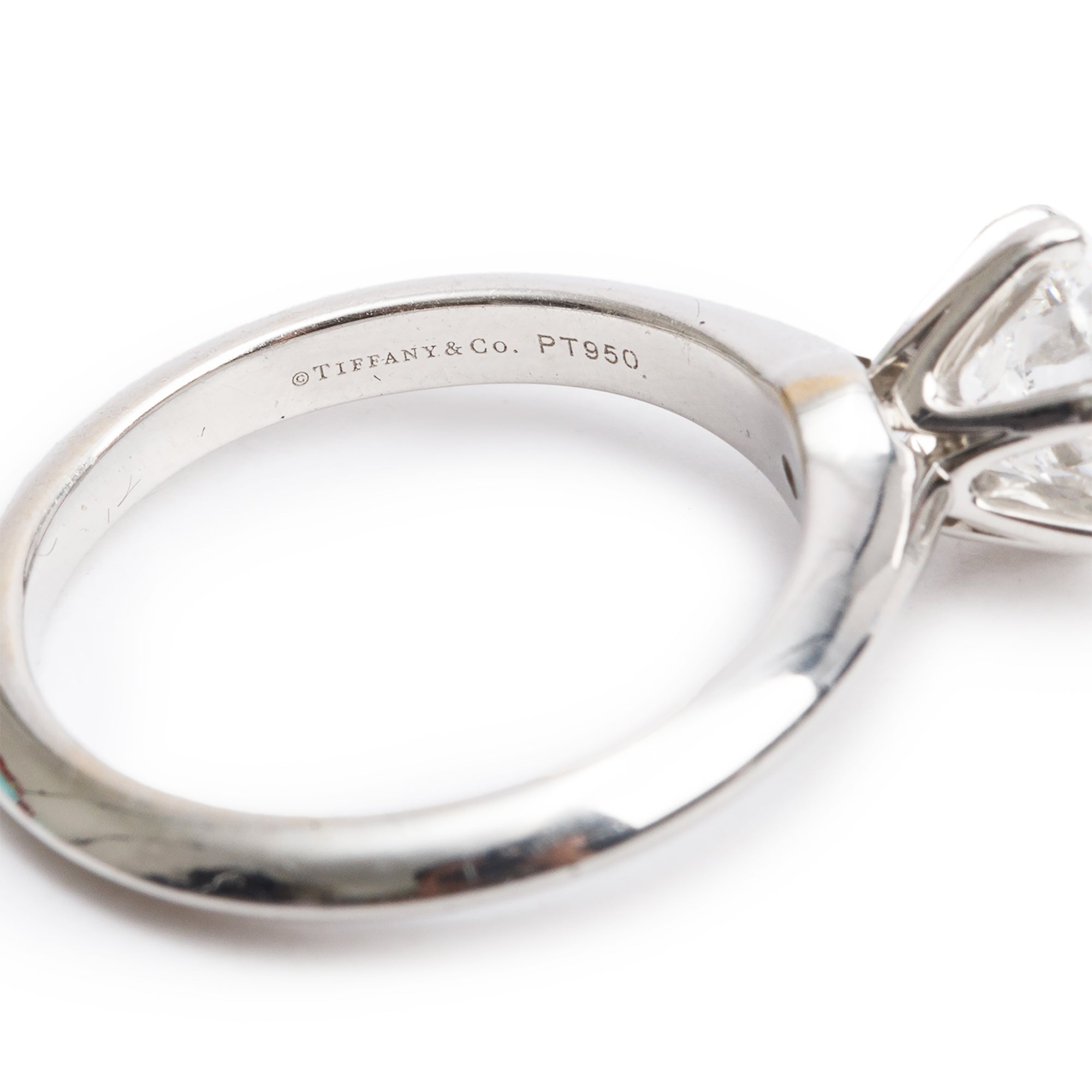 Tiffany & Co. Platinum 1.15 ct. Diamond Solitaire Engagement Ring, Size 5.5 w/ Box