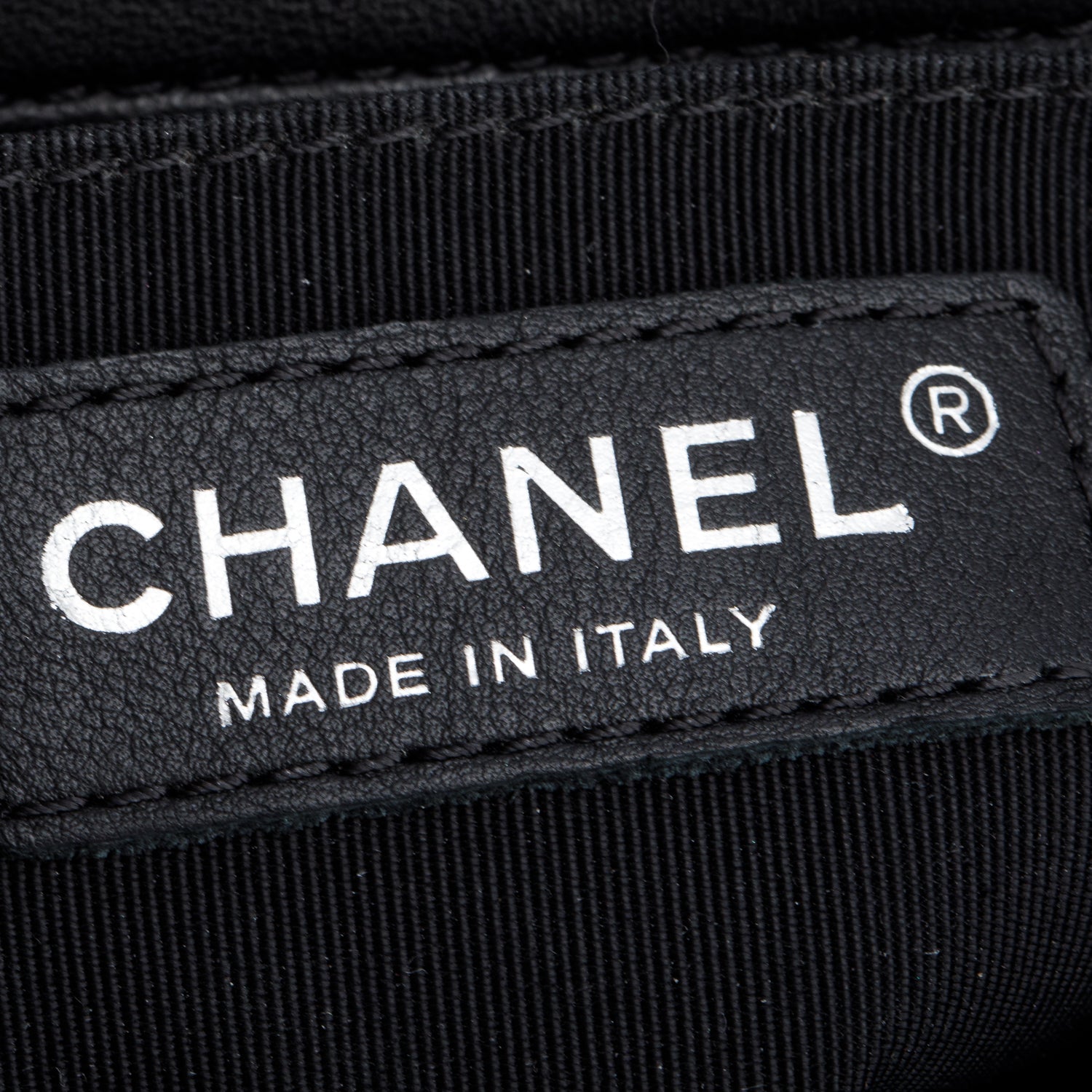 Chanel Black Quilted Lambskin Leather Small Boy Bag