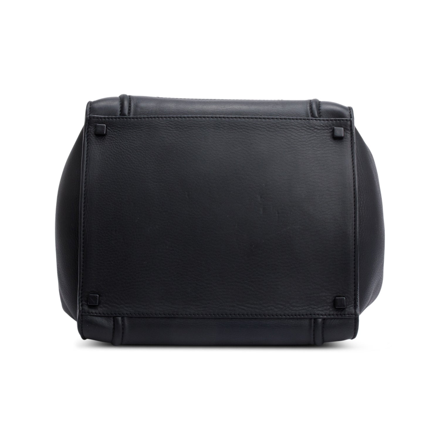 Celine Black Calfskin Leather Medium Phantom Luggage Tote