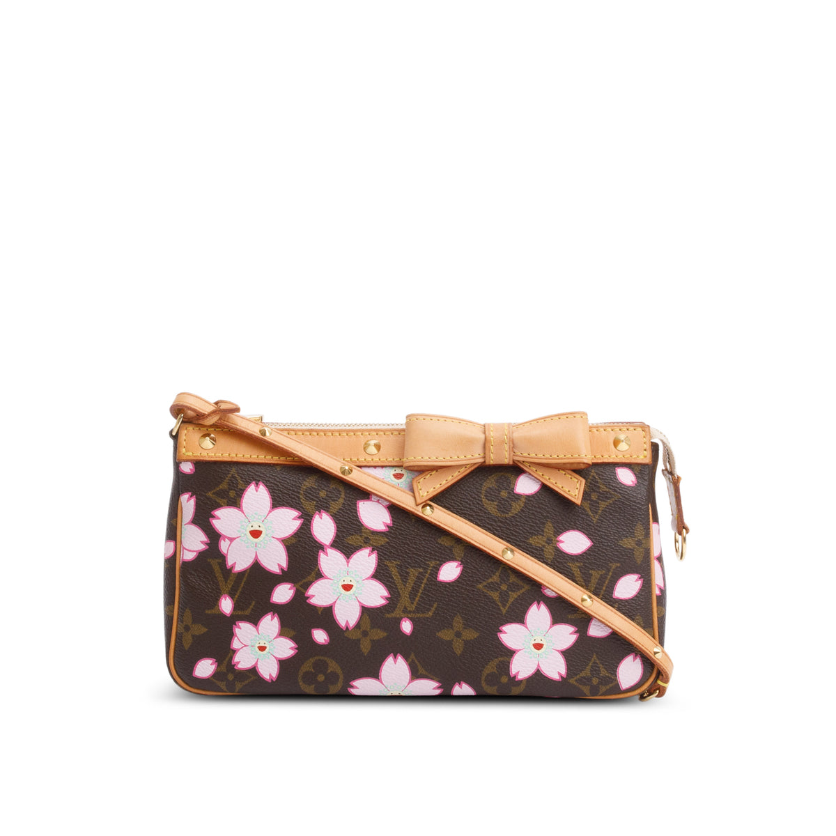 Louis Vuitton x Takashi Murakami Monogram Cherry Blossom Pochette
