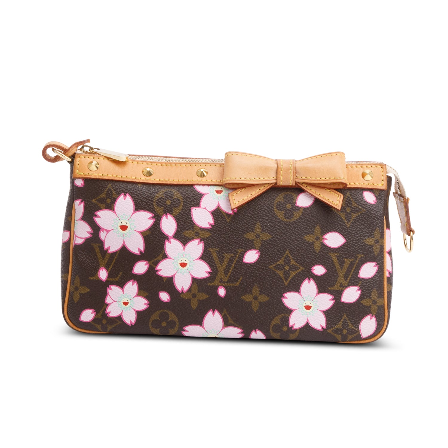 Louis Vuitton x Takashi Murakami Monogram Cherry Blossom Pochette Accessories