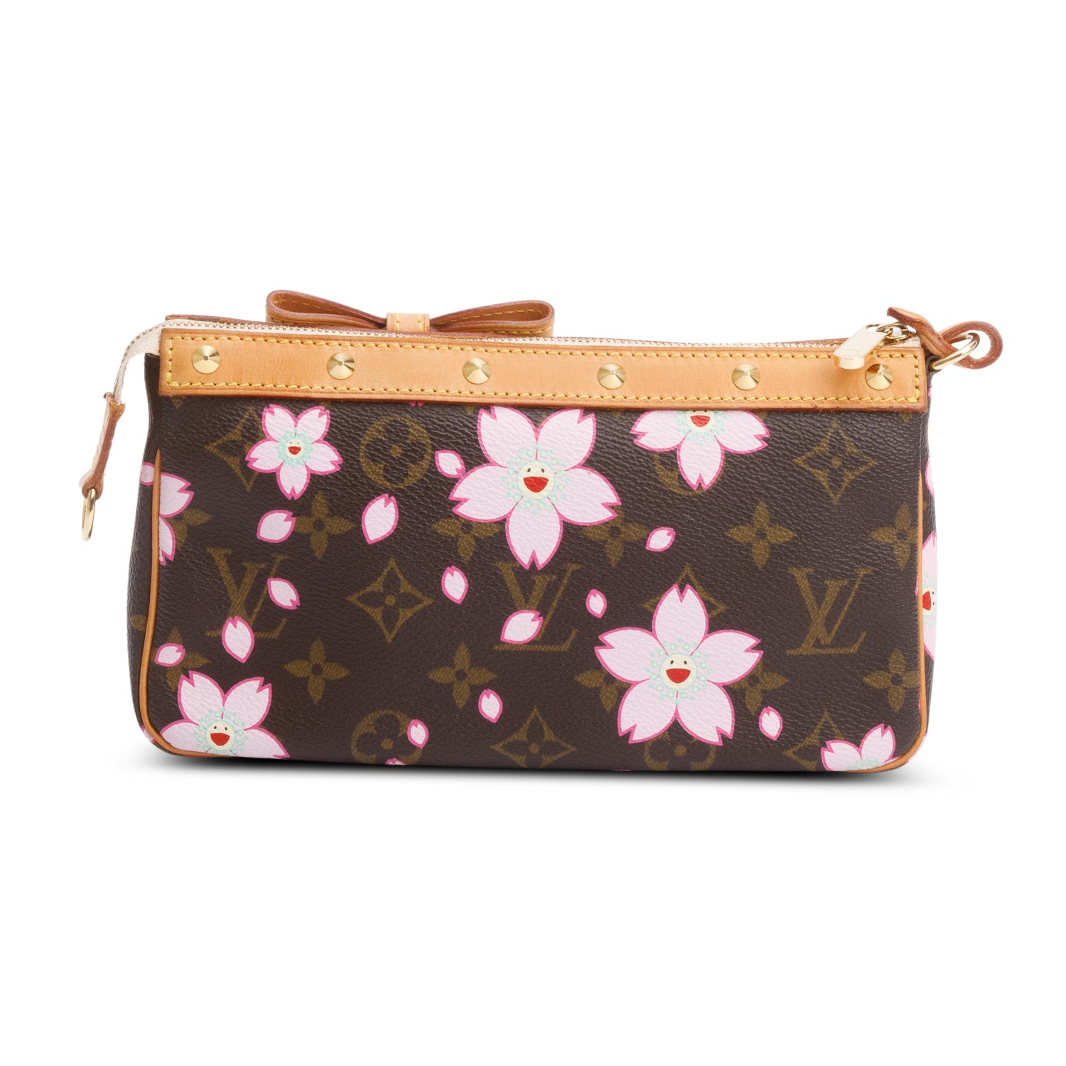 Louis Vuitton x Takashi Murakami Monogram Cherry Blossom Pochette Accessories