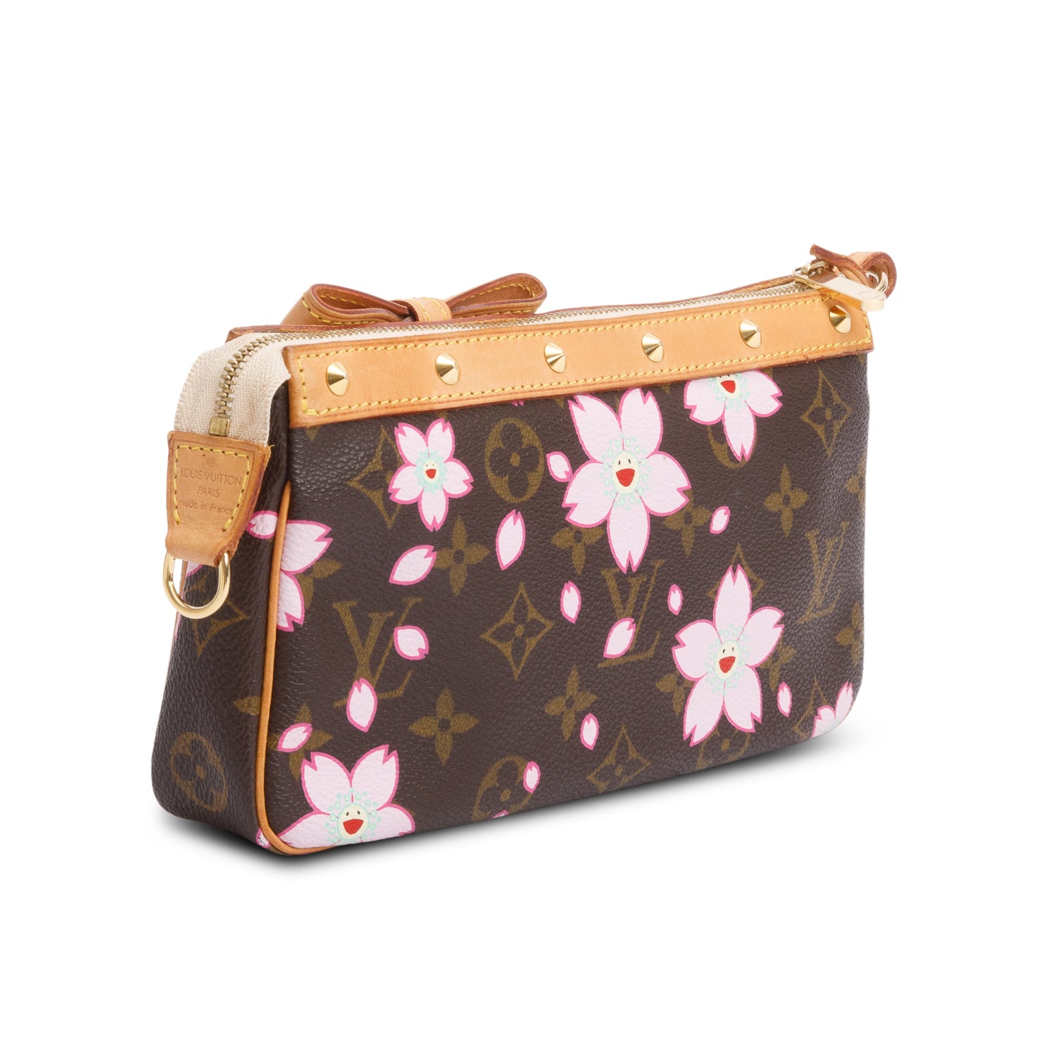 Louis Vuitton x Takashi Murakami Monogram Cherry Blossom Pochette Accessories