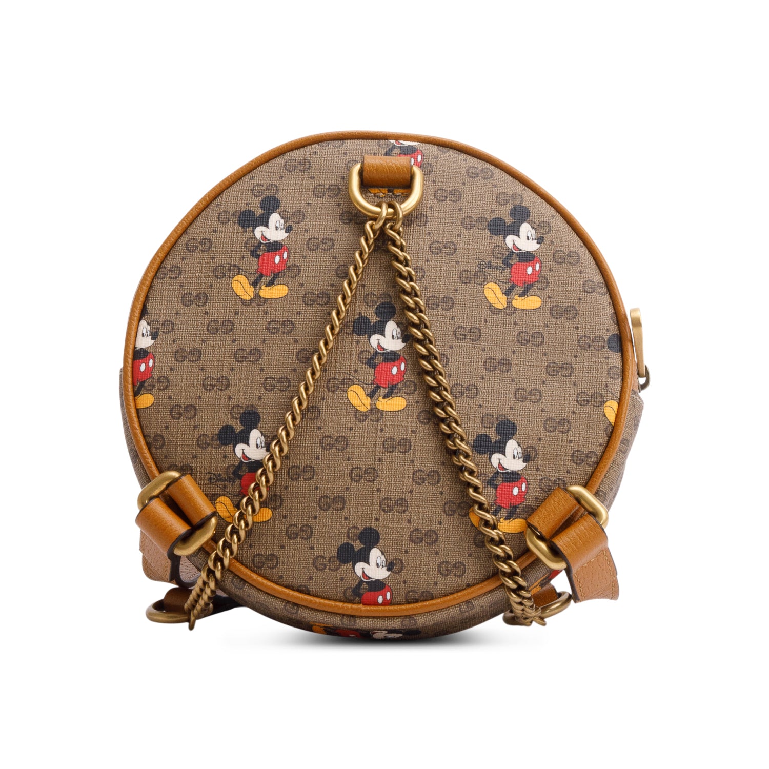 Gucci x Disney GG Supreme Mickey Mouse Candy GG Round Backpack