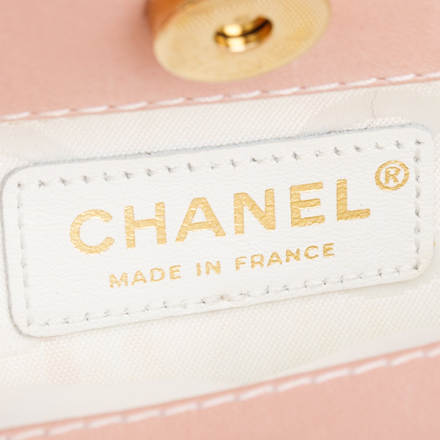 Chanel Pink Quilted Lambskin Leather Mini Evening Top Handle Bag