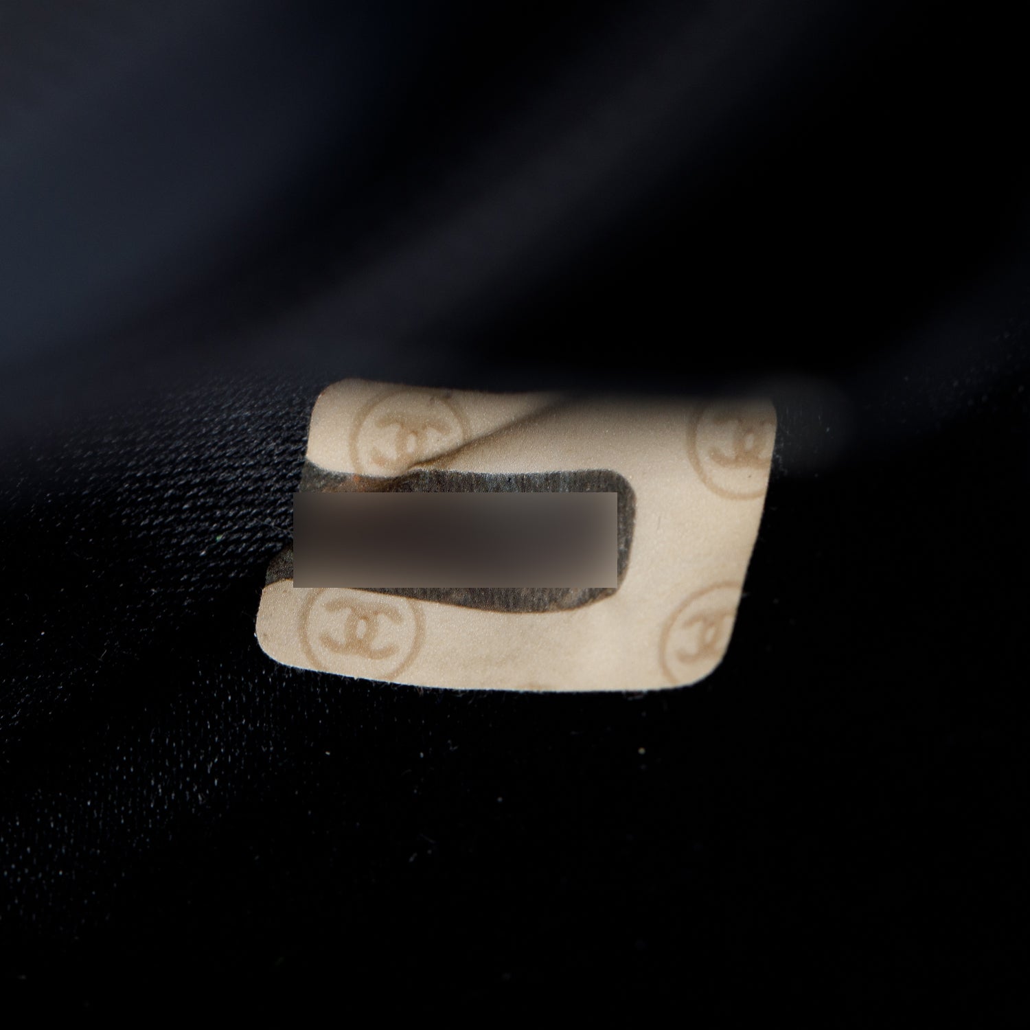 Chanel Vintage Black Quilted Satin Half Moon Flap Bag w/ Box